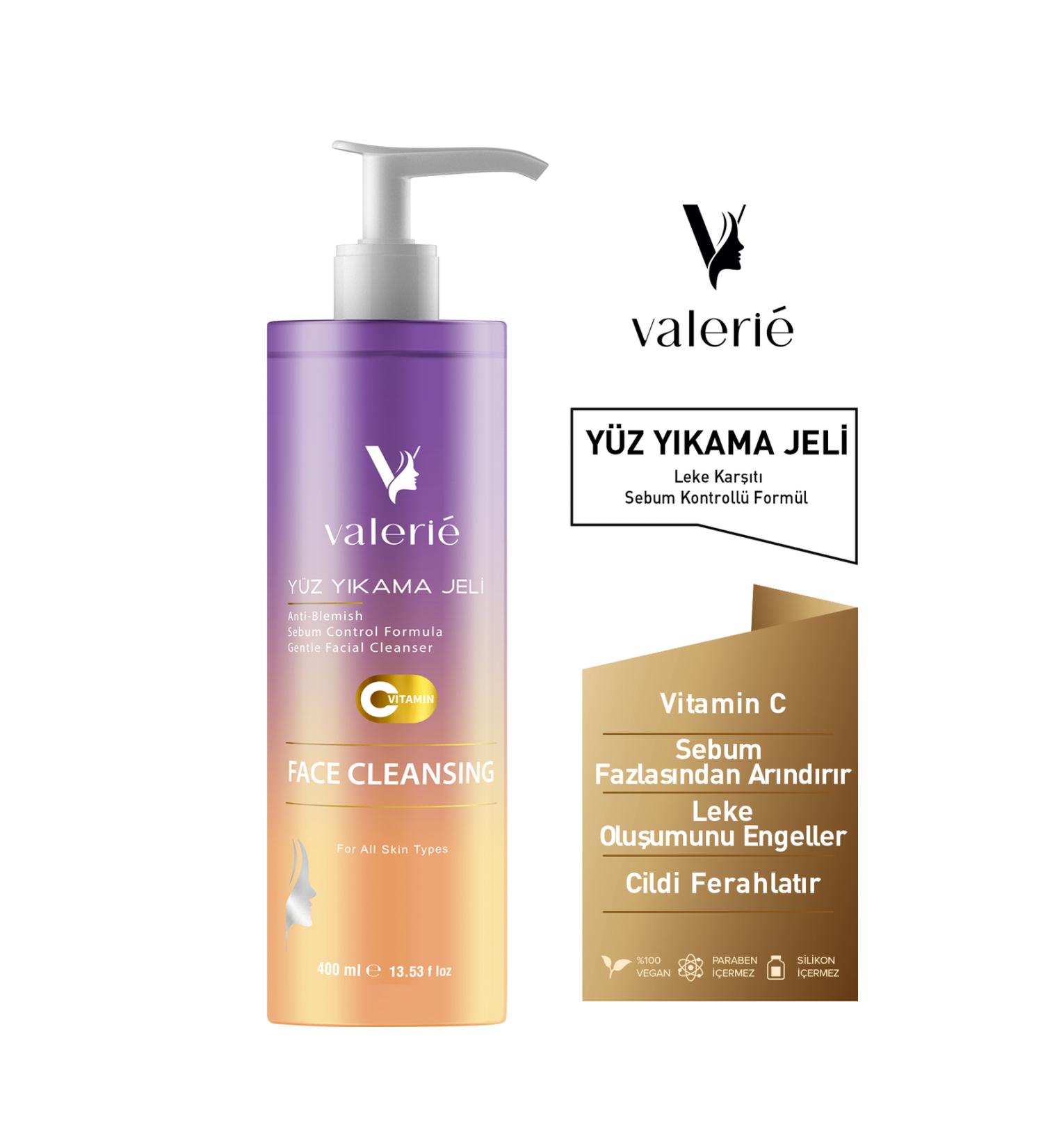 Valerie Anti-Blackhead and Anti-Acne - Purifying Revitalizing Vitamin C Face Wash Gel 400 Ml