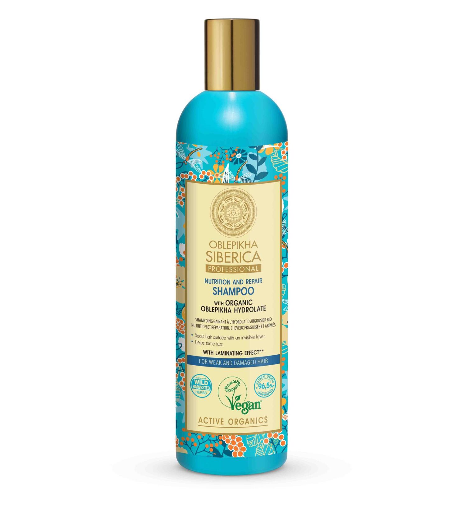 Natura Siberica Oblepikha Siberica Shampoo with Sea Buckthorn for Weak and Damaged Hair 400 ml