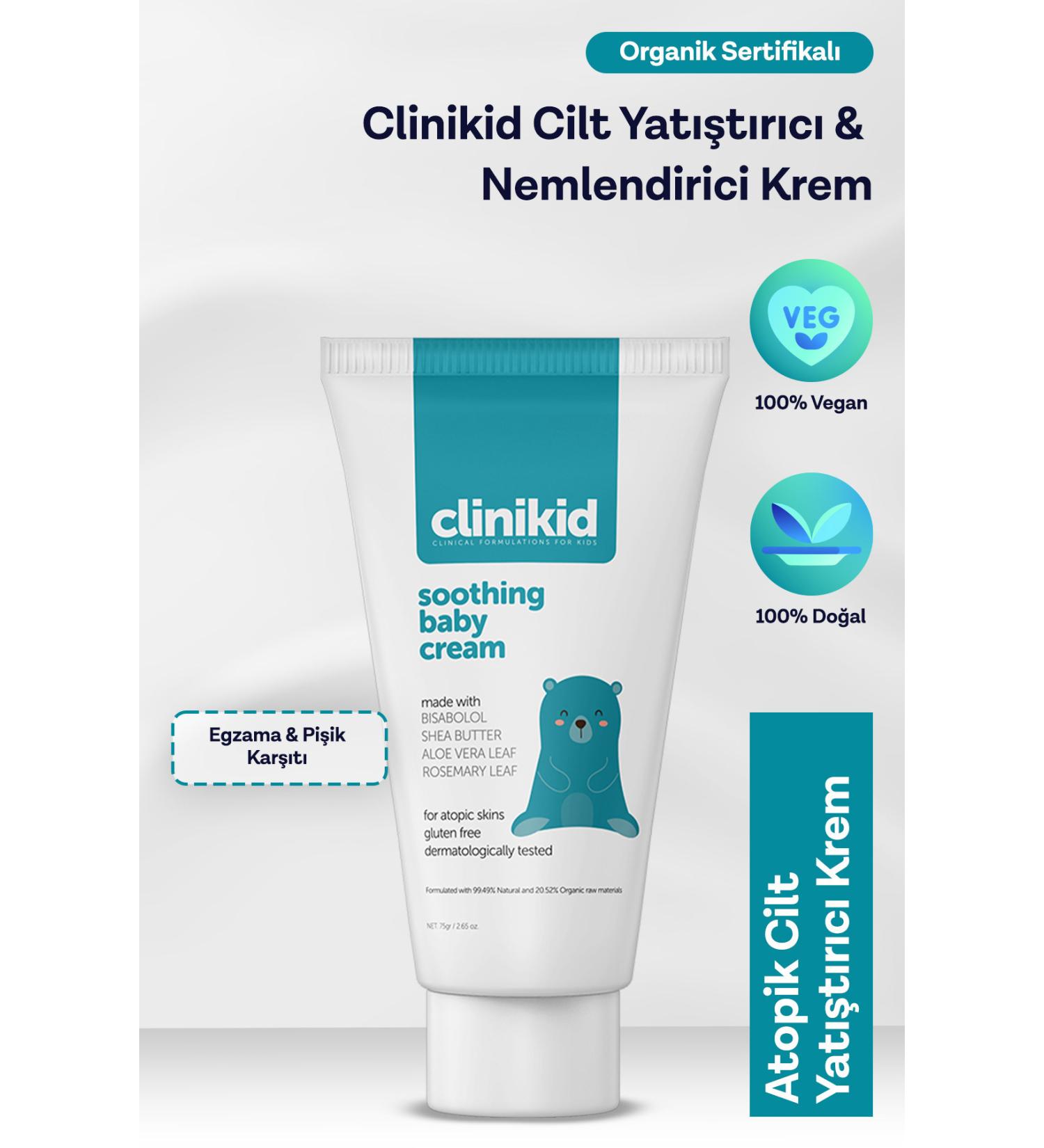 Clinikid Atopic Skin Soothing & Moisturizing Cream - Buy Online on GoSupps.com
