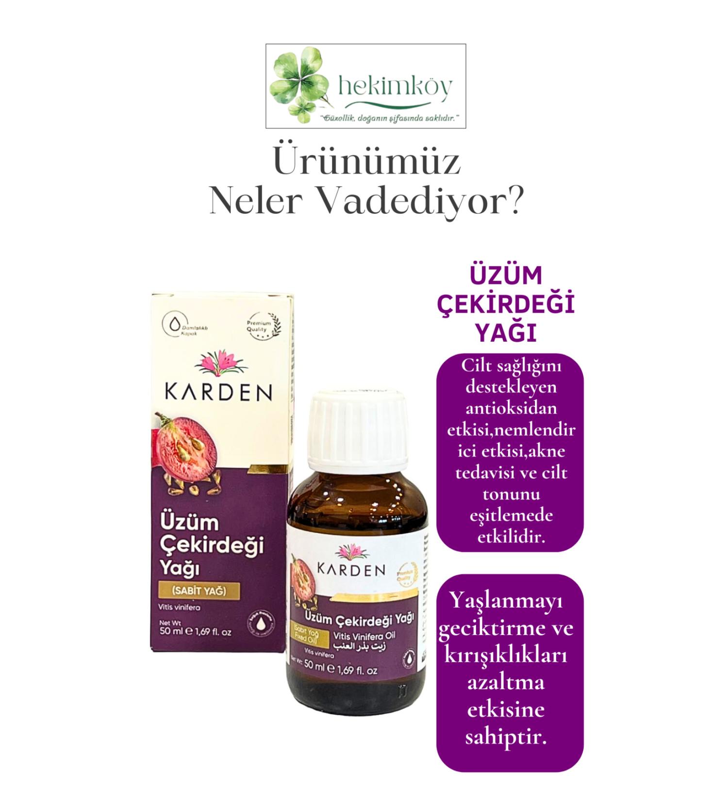 Karden GRAPE SEED OIL 50 ML