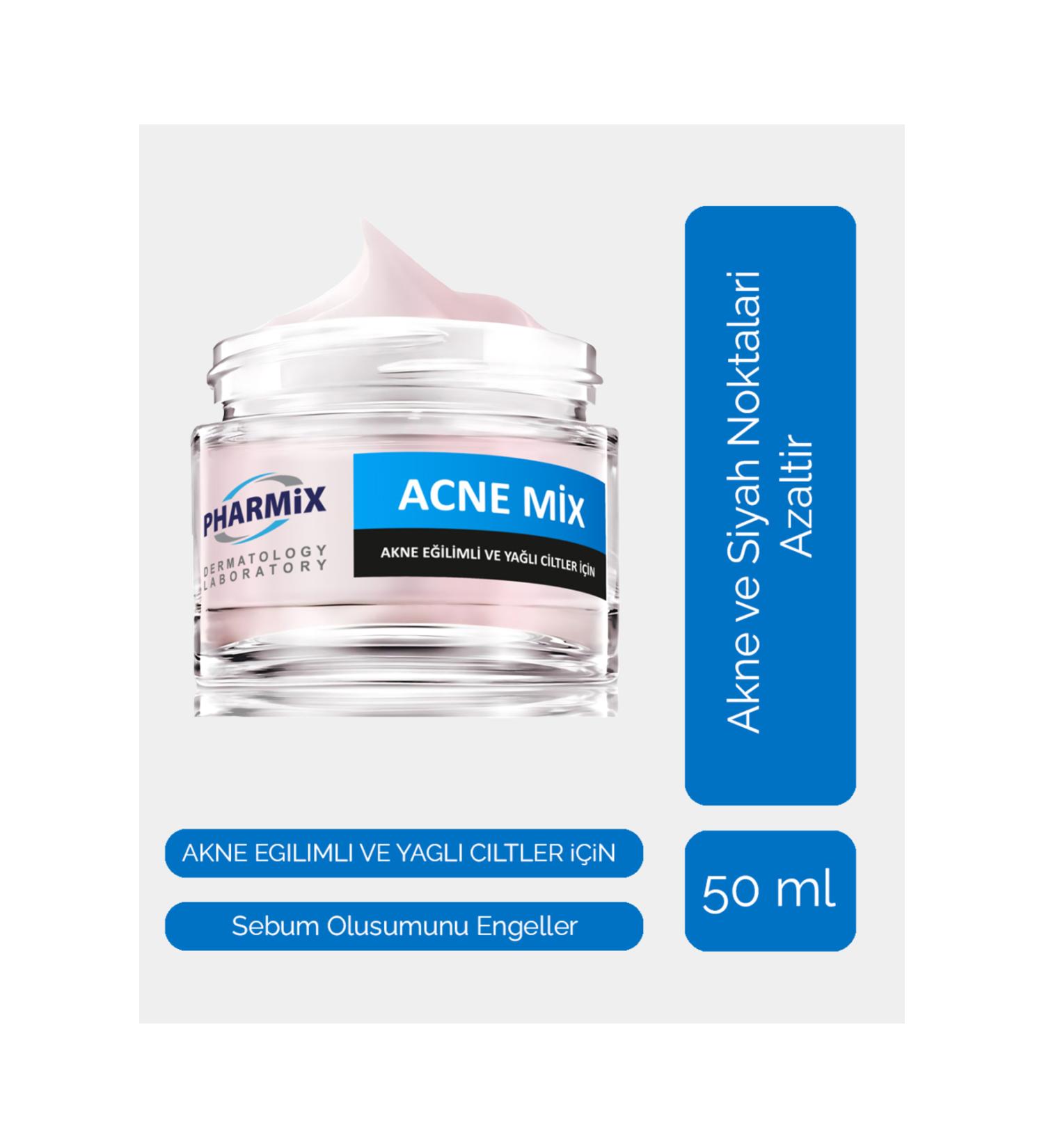 PHARMIX Acne Mix Cream | FOR ACNE-PRONE AND OILY SKIN Reduces acne and blackheads