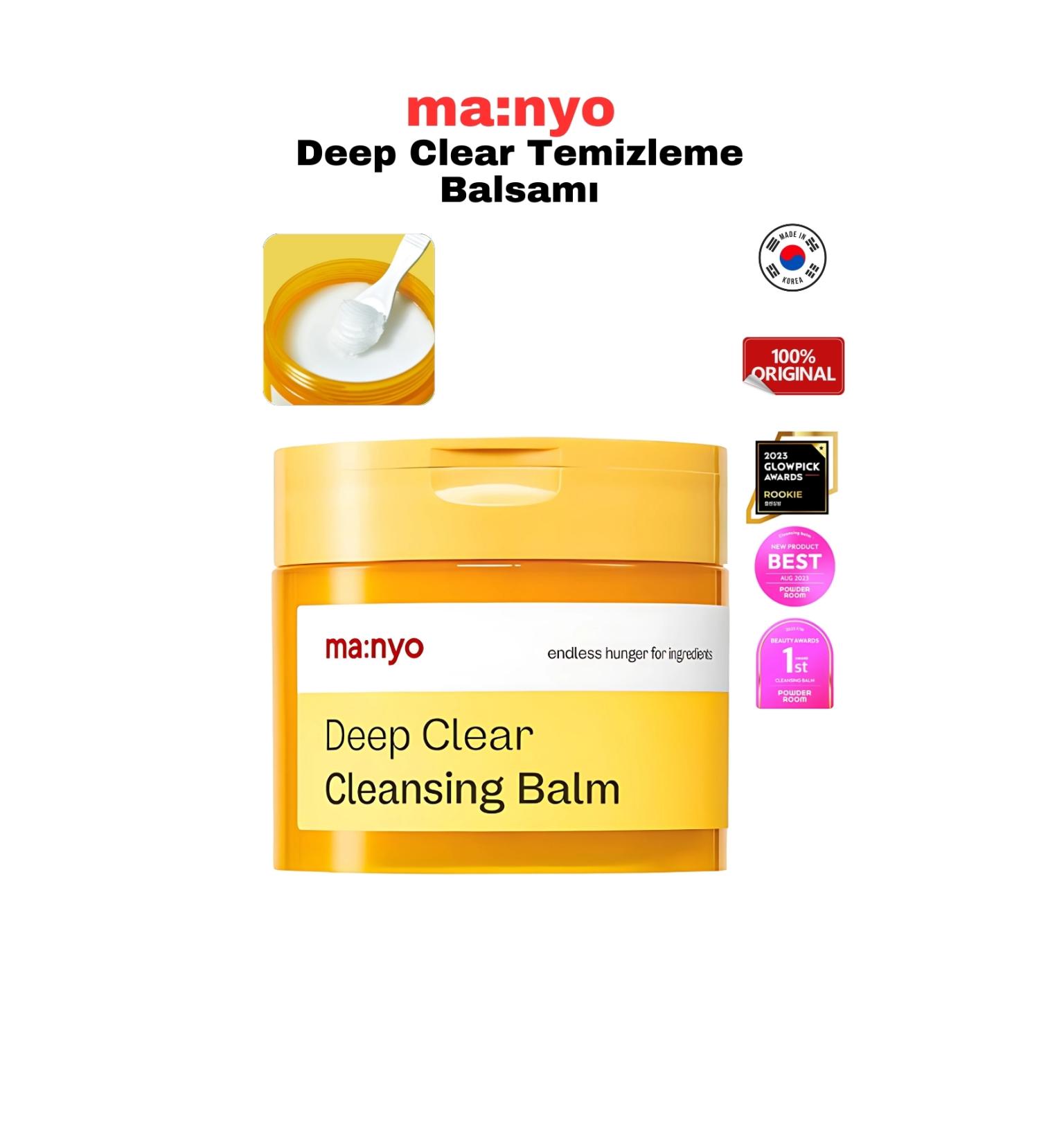 ma:nyo Deep Clear Deep Cleansing Hydrophilic Cleansing Balm 132ml - Buy Online on GoSupps.com