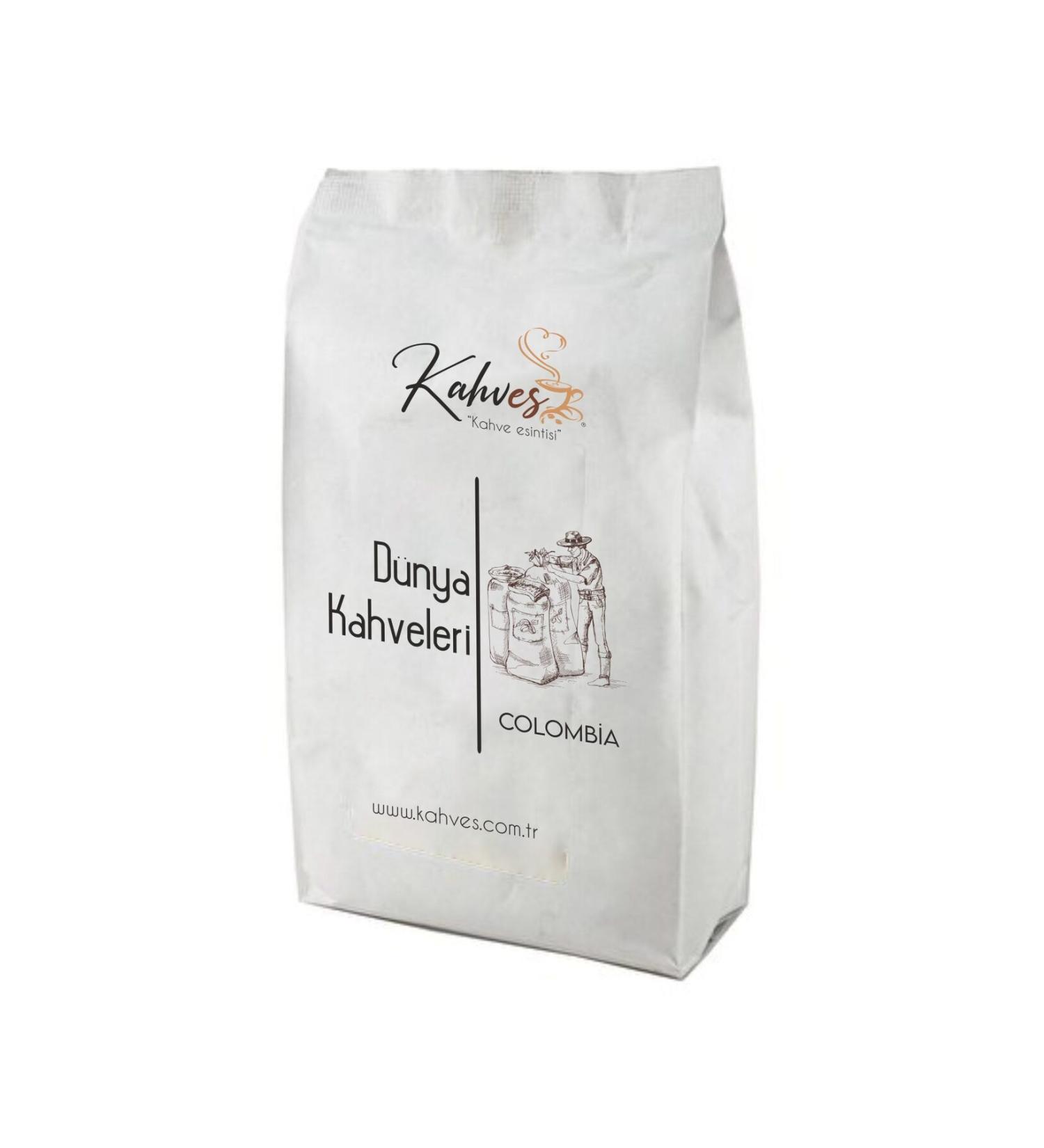 Kahves World Coffees Colombia Ground Filter Coffee 1 Kg