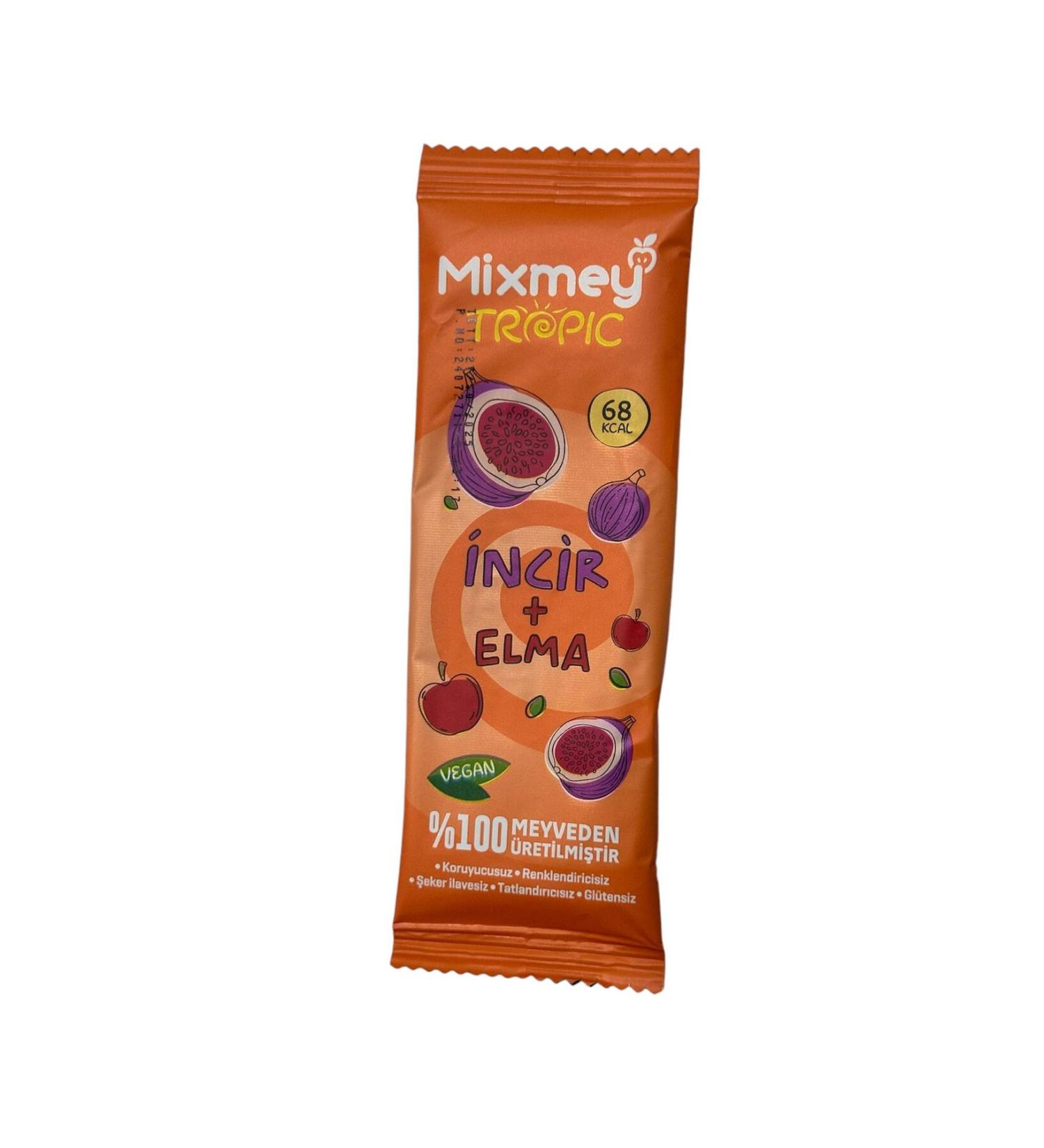 Transmed MIXMEY TROPIC FRUIT BAR FIG & APPLE 20 GR *24 PIECES