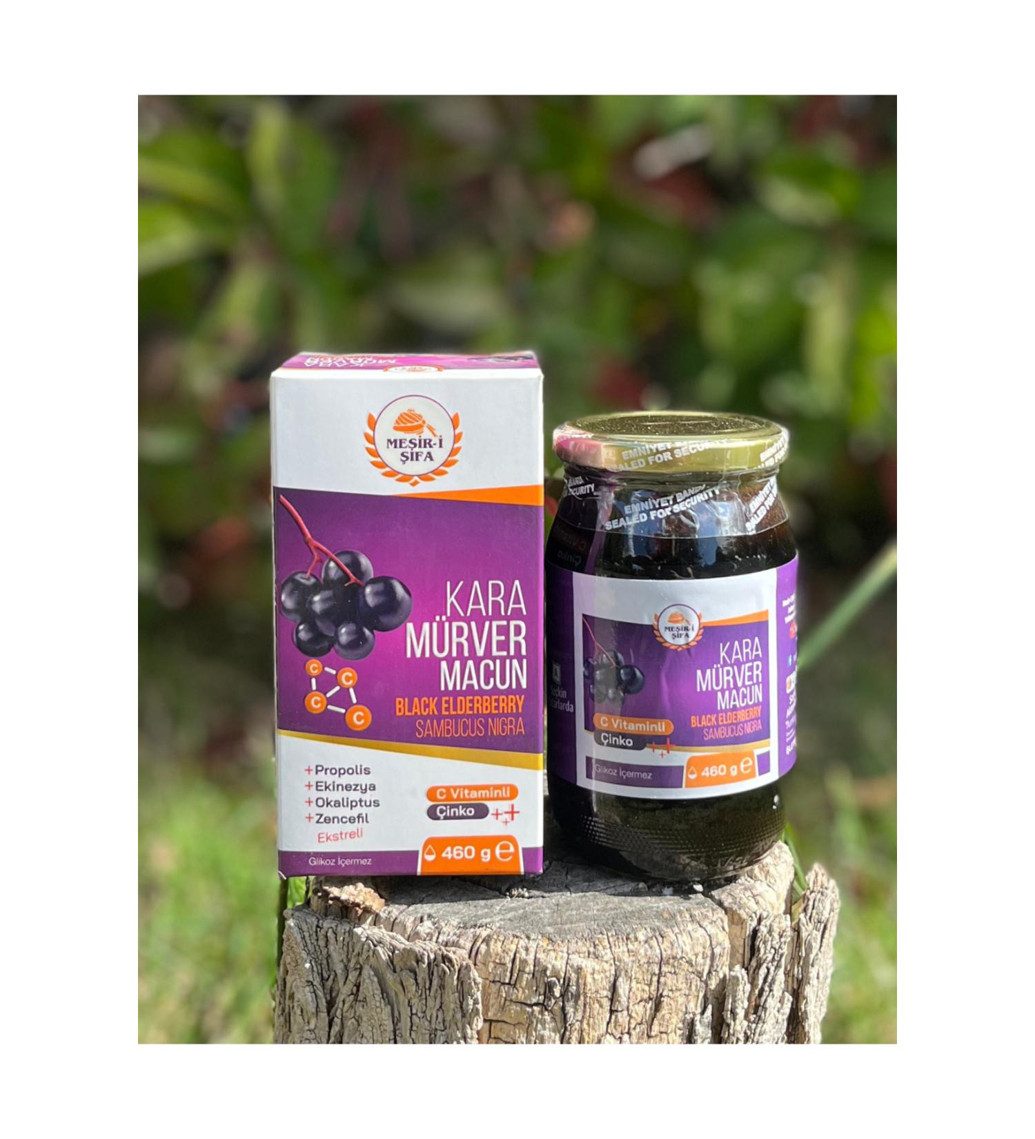 My Cure is in You Propolis - Echinacea - Eucalyptus - Ginger Extract Black Elderberry Paste 460 Gr