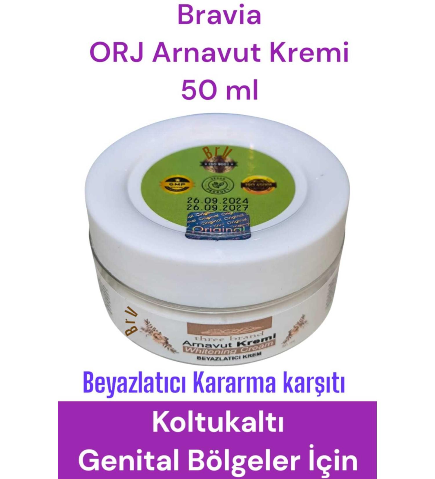Bravia Underarm and Genital Area Whitening Albanian Cream 50 ml