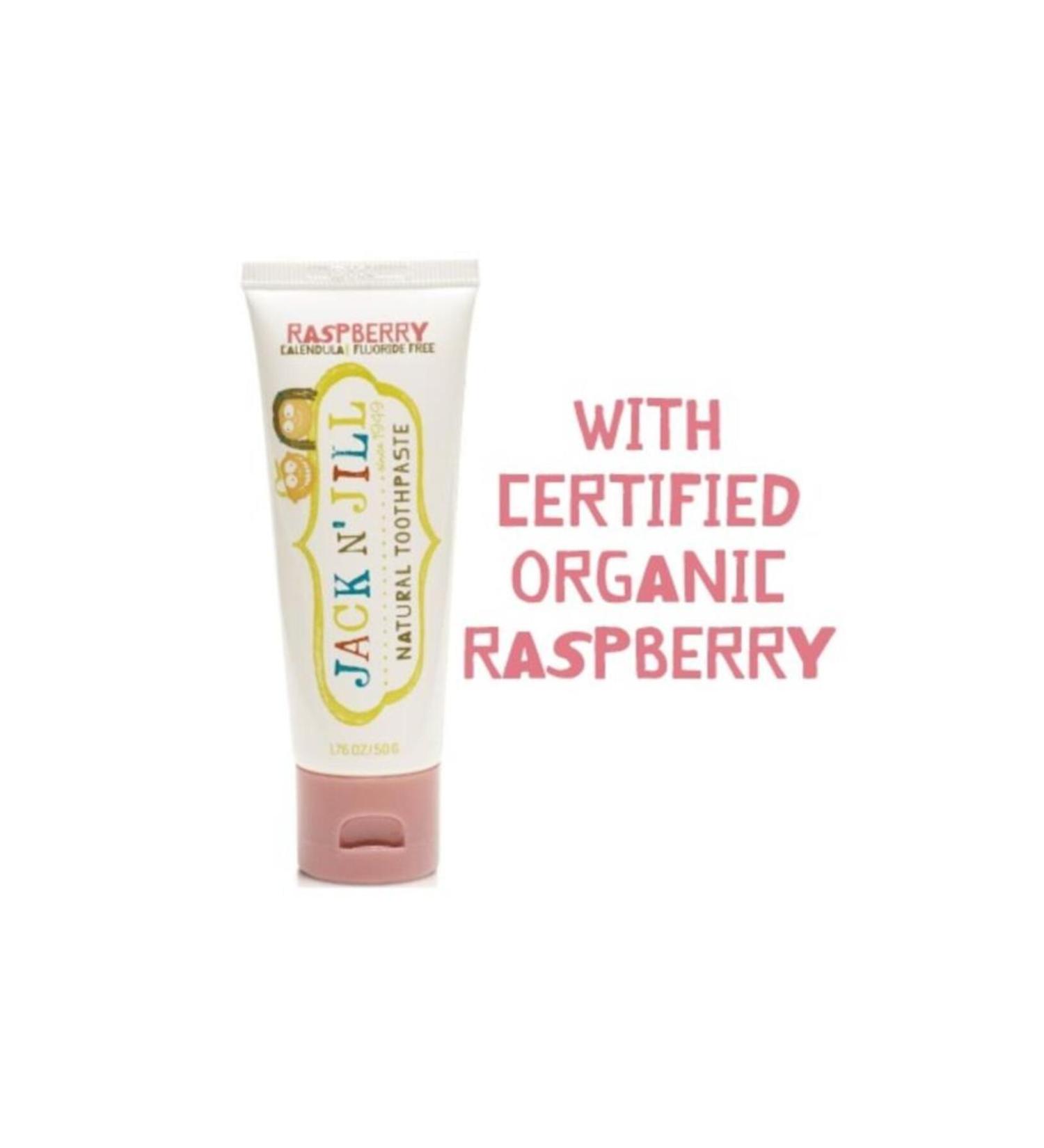Skygo Jack N' Jill Natural Toothpaste Organic Raspberry Flavor 50 Gr