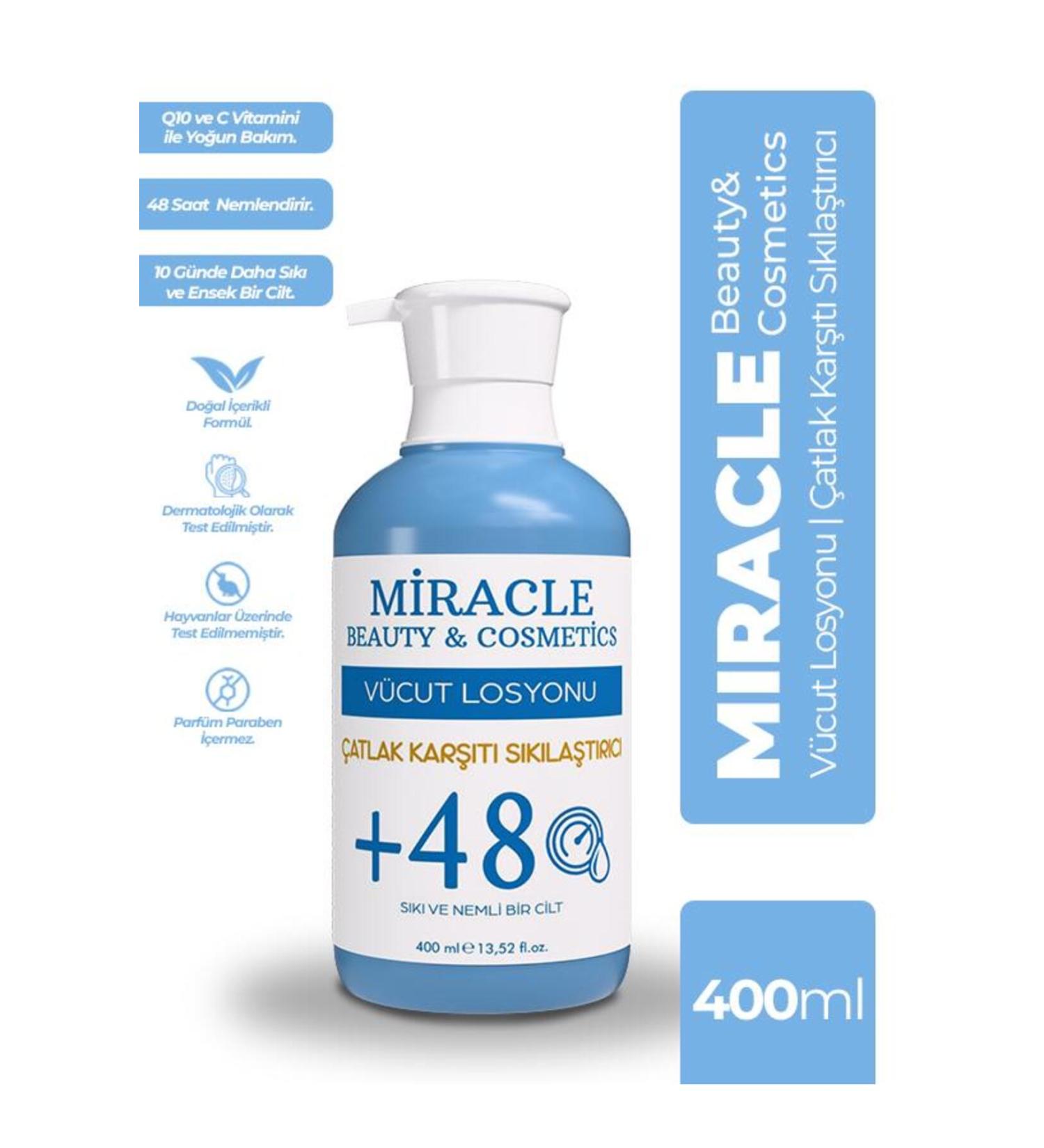 miraclecosmetic Firming Body Lotion 400ml 10 Days Firming Moisturizing Combination Skin - Buy Online on GoSupps.com