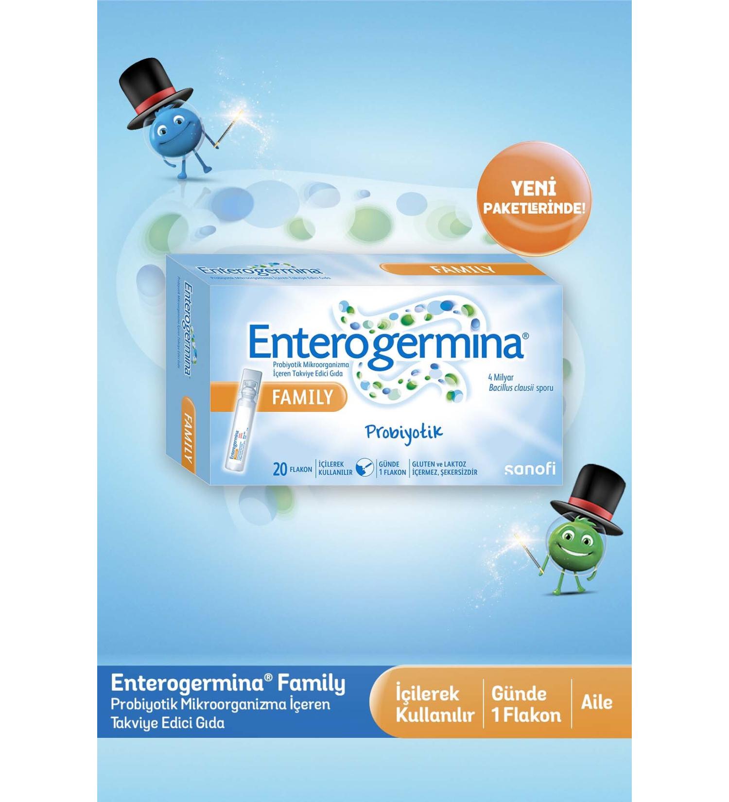 Enterogermina Family Probiotic 20 Vials - Buy Online on GoSupps.com