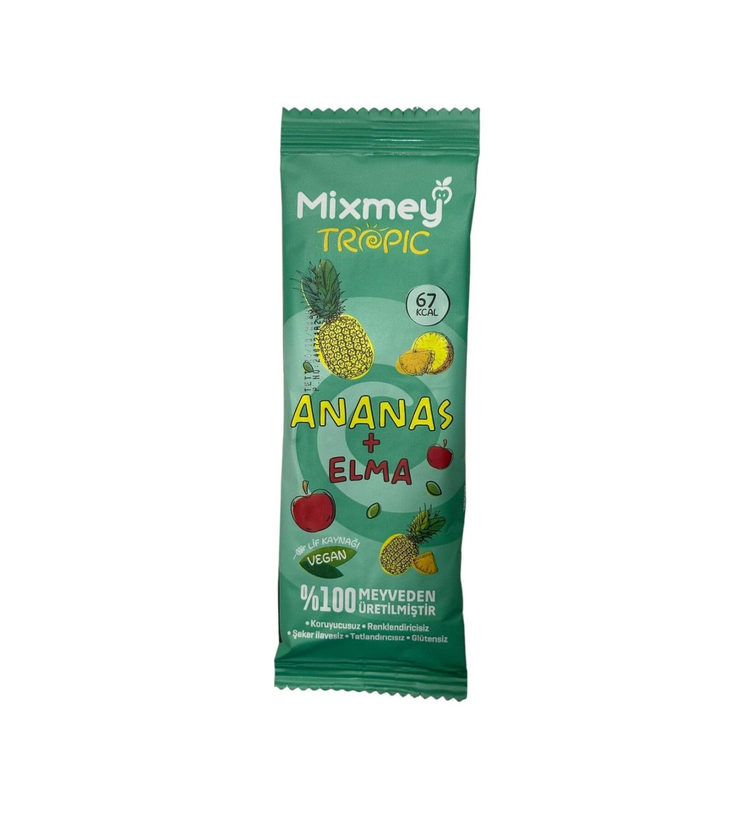 Mix MIXMEY TROPIC FRUIT BAR PINEAPPLE & APPLE 20 GR *24 PIECES