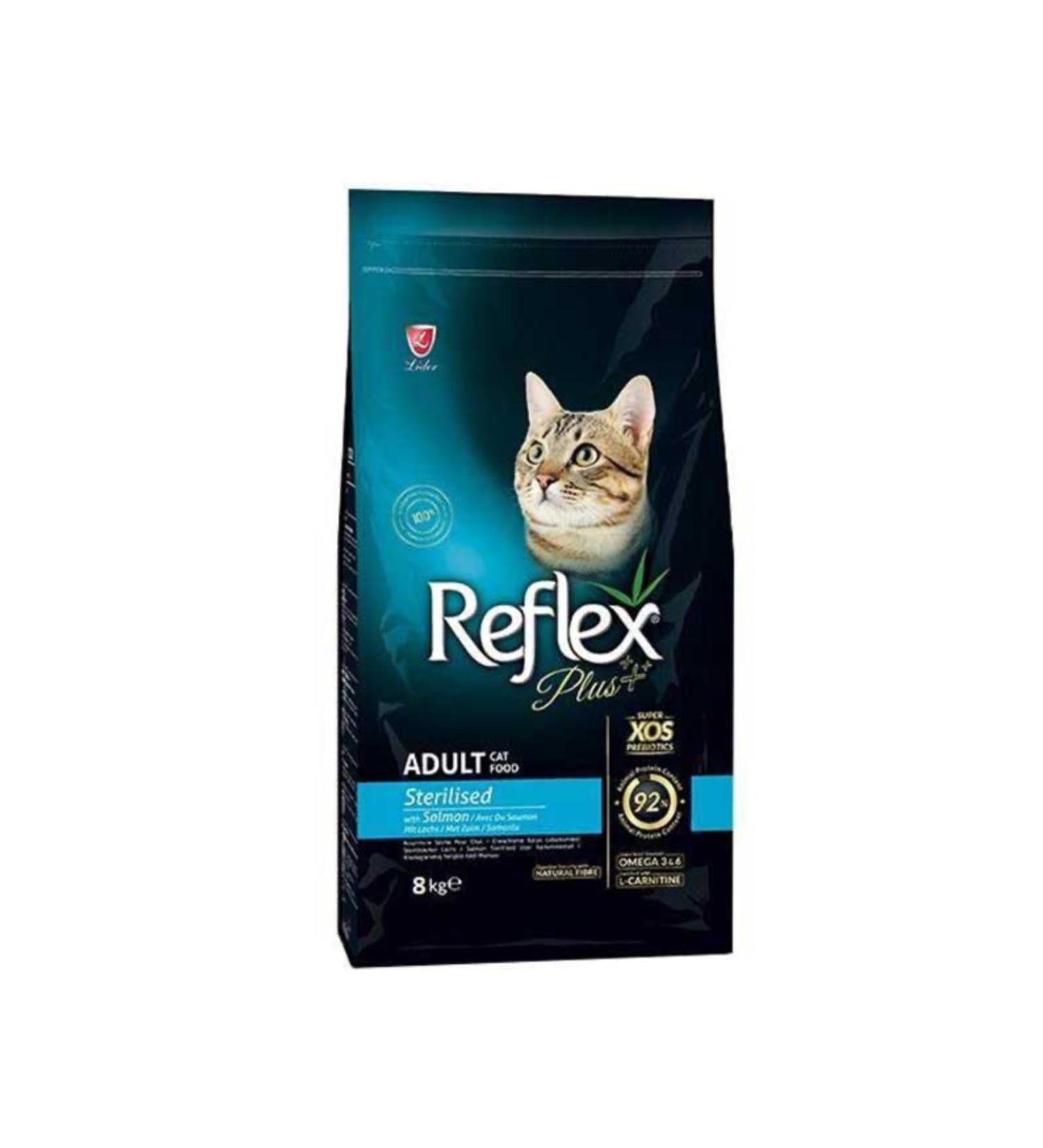 Reflex Plus Salmon Neutered Cat Food 8 kg