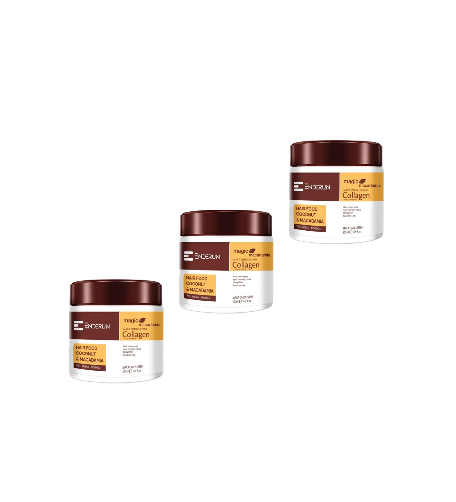 enderun Hair Care Masks - Argan Oil Hair Repair Mask 16.9 fl Oz 500ml 3 PCS - Buy Online on GoSupps.com