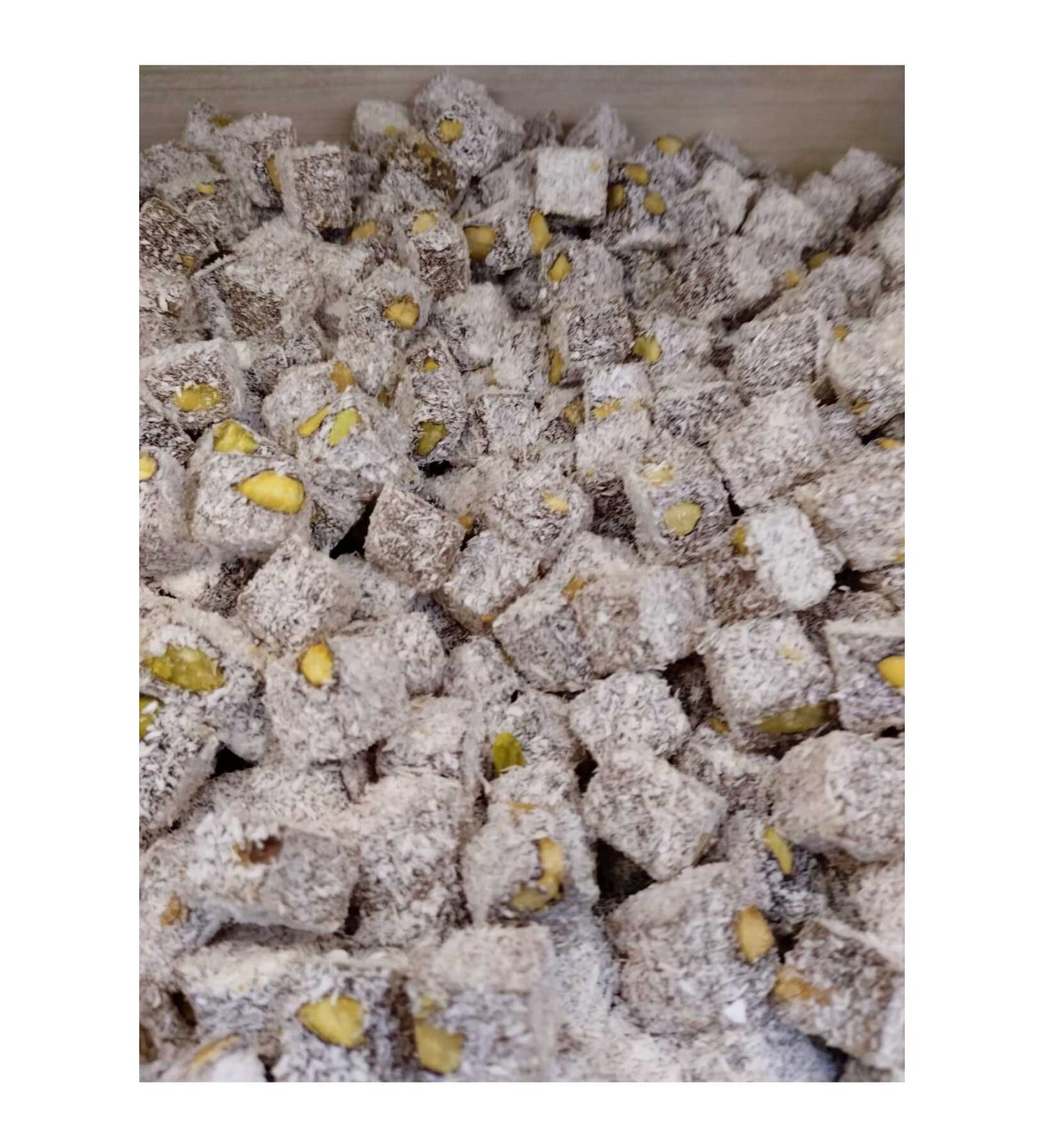 TALAS Dried Nuts Cocoa Pistachio Double Roasted Turkish Delight 500 G