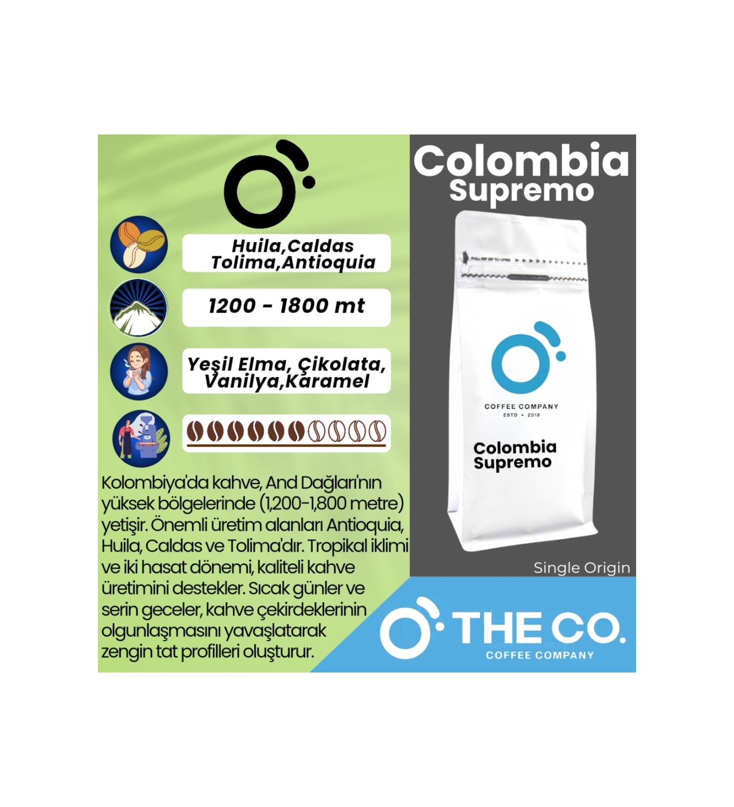 Coffee The CO Colombia Supremo 500gr