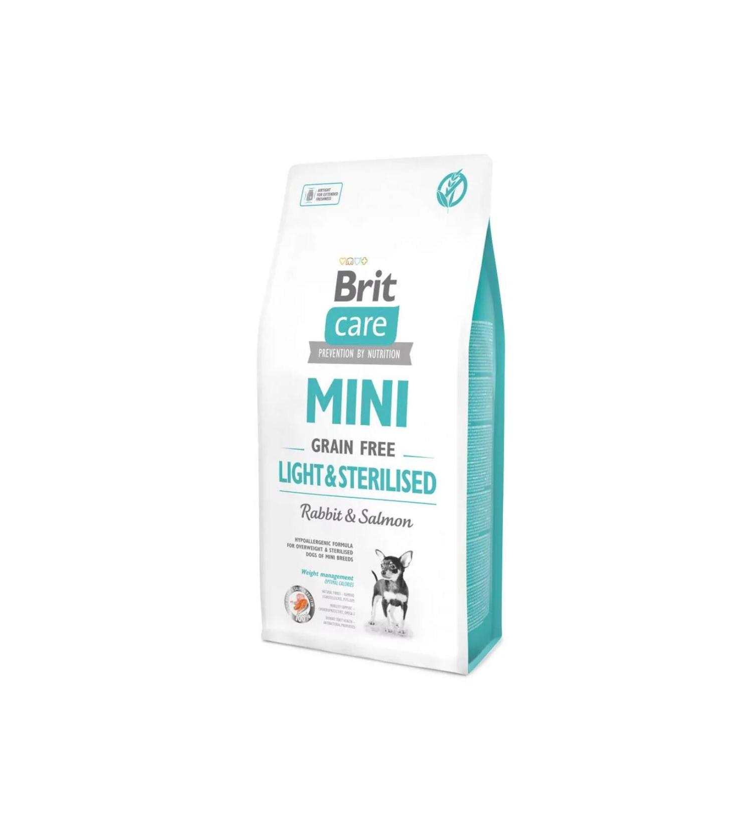 Brit Care Brit Care Mini GF Light&sterilised 2 Kg