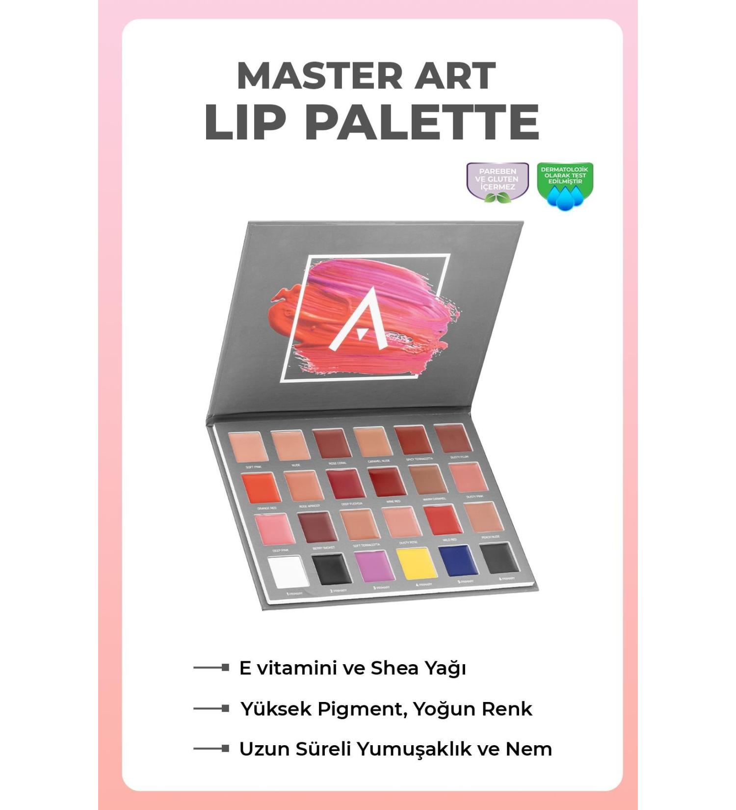Alix Avien Master Art Lip Palette - Master Art Lip Palette - Buy Online on GoSupps.com