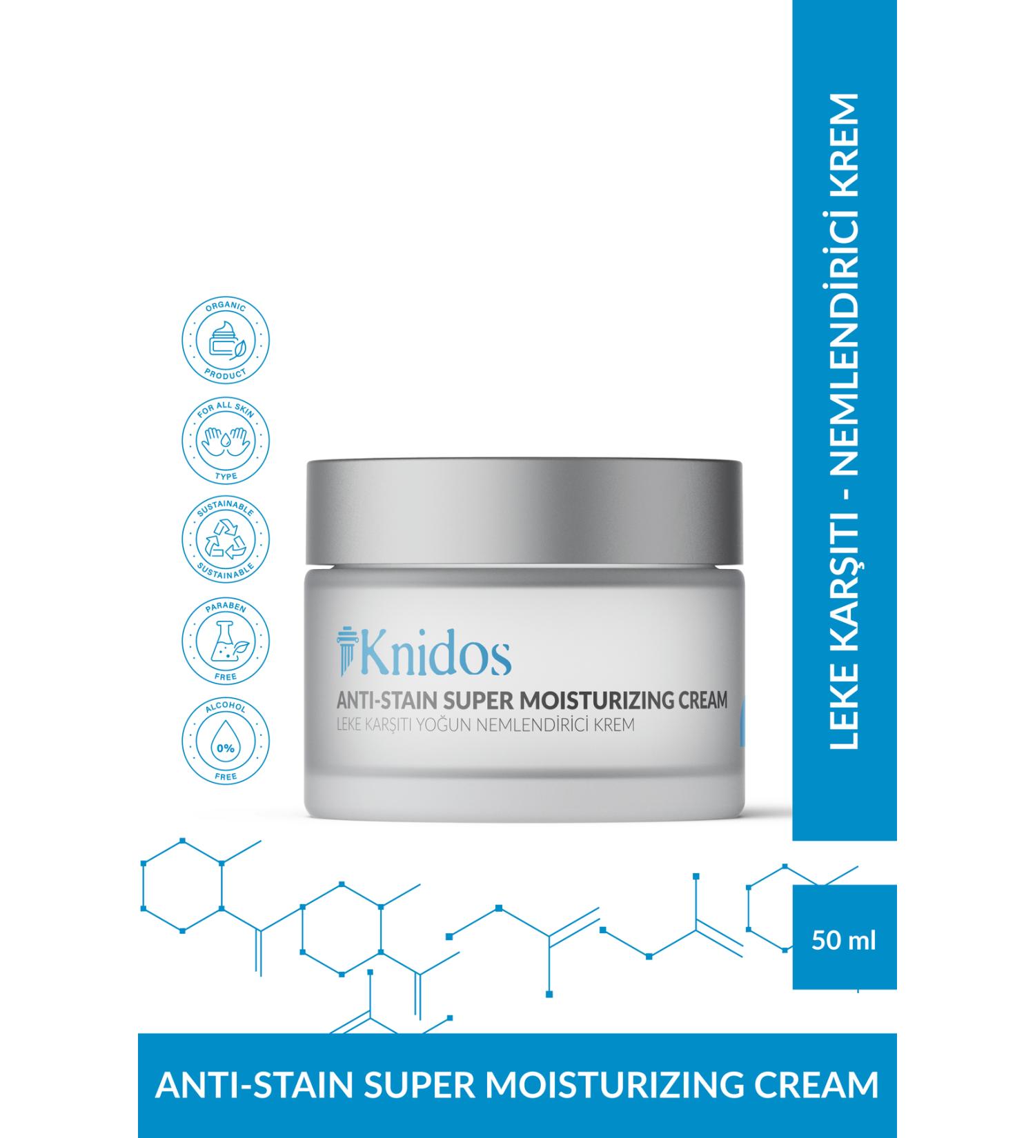 KNIDOS COSMETIC ANTI-STAIN HYALURONIC ACID MOISTURIZING CREAM 50 ML