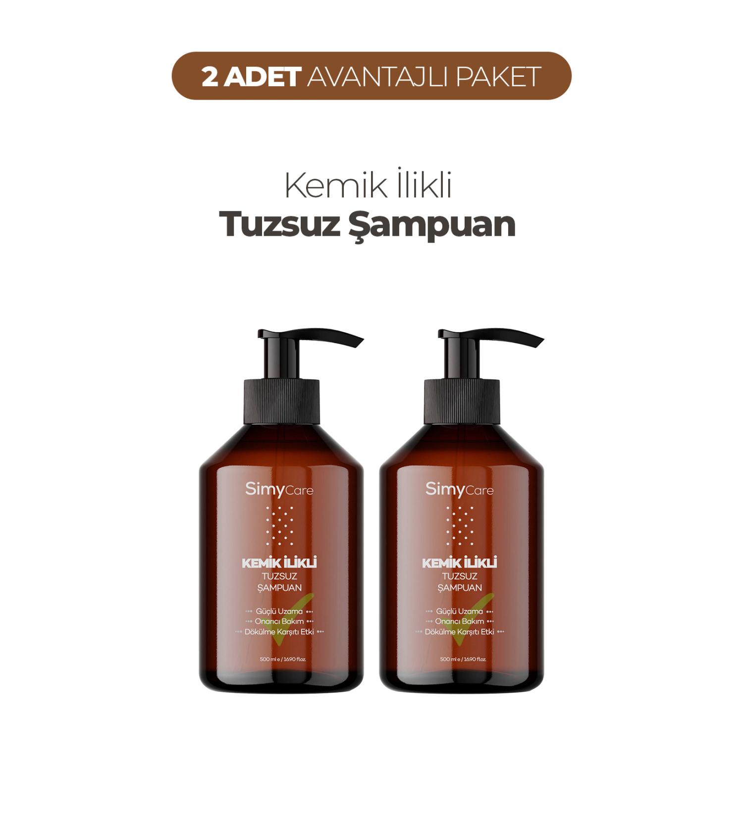 SimyCare 2 Pack Bone Marrow Salt-Free Hair Shampoo