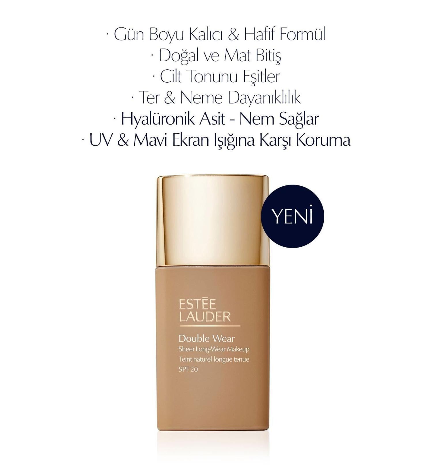 Estee Lauder Moisture Effect Light Texture Foundation SPF20 - 30ml Color: 4N1 Shell Beige NATUL NB 530