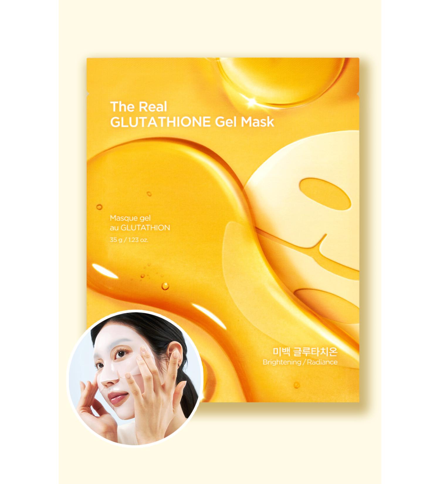 Holika Holika The Real Glutathione Gel Mask - Brightening and Revitalizing Face Mask - 1 Piece