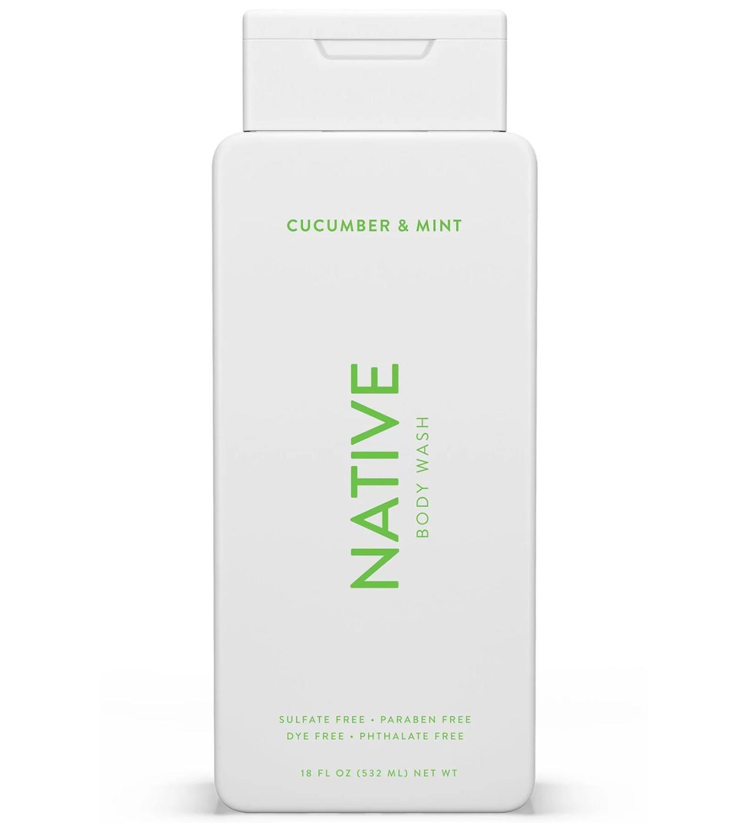 Native Cucumber & Mint Body Wash 532ML
