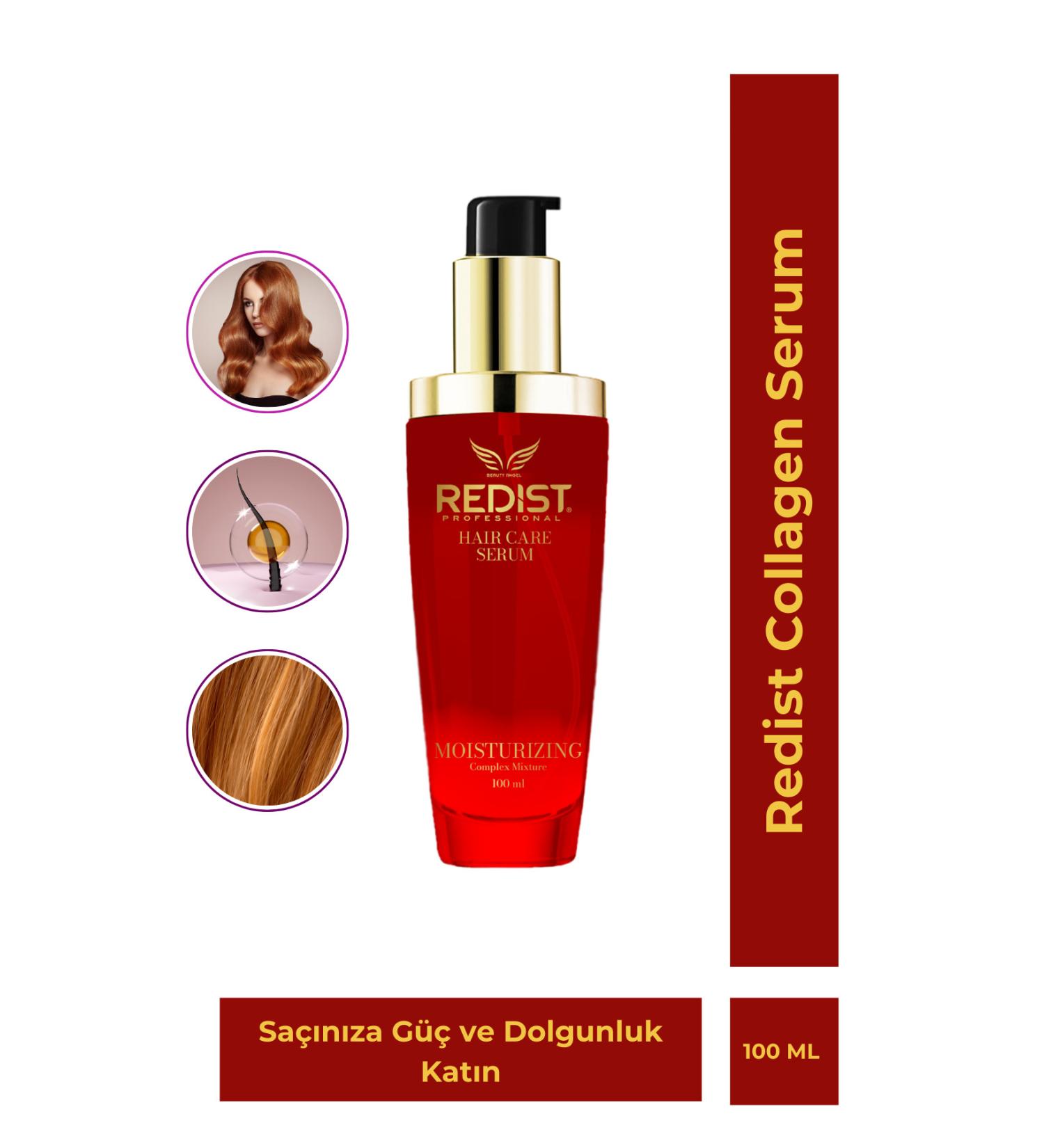 Redist Collagen Hair Care Serum - 100 ml | Special Formula for Balanced and Shiny Hair