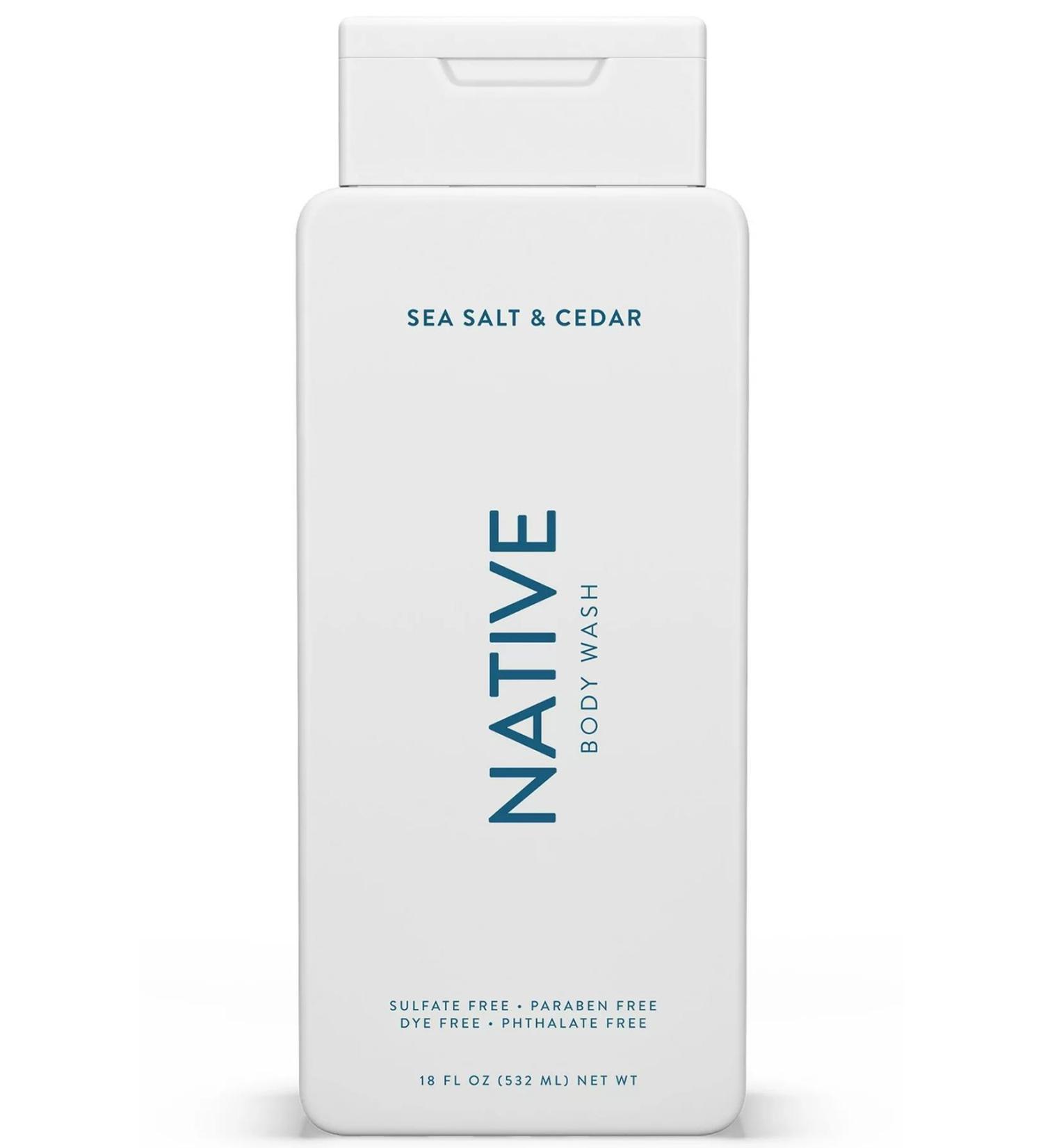 Native Sea Salt & Cedar Body Wash 532ML