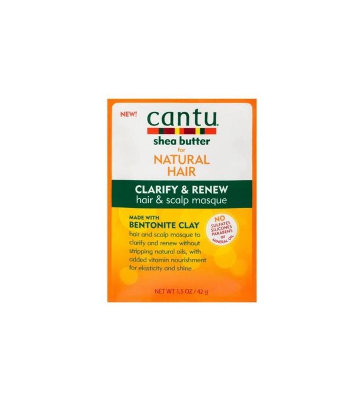Cantu Shea Butter Natural Hair Cleansing and Renewing Hair and Scalp Mask 42 gr - Buy Online on GoSupps.com