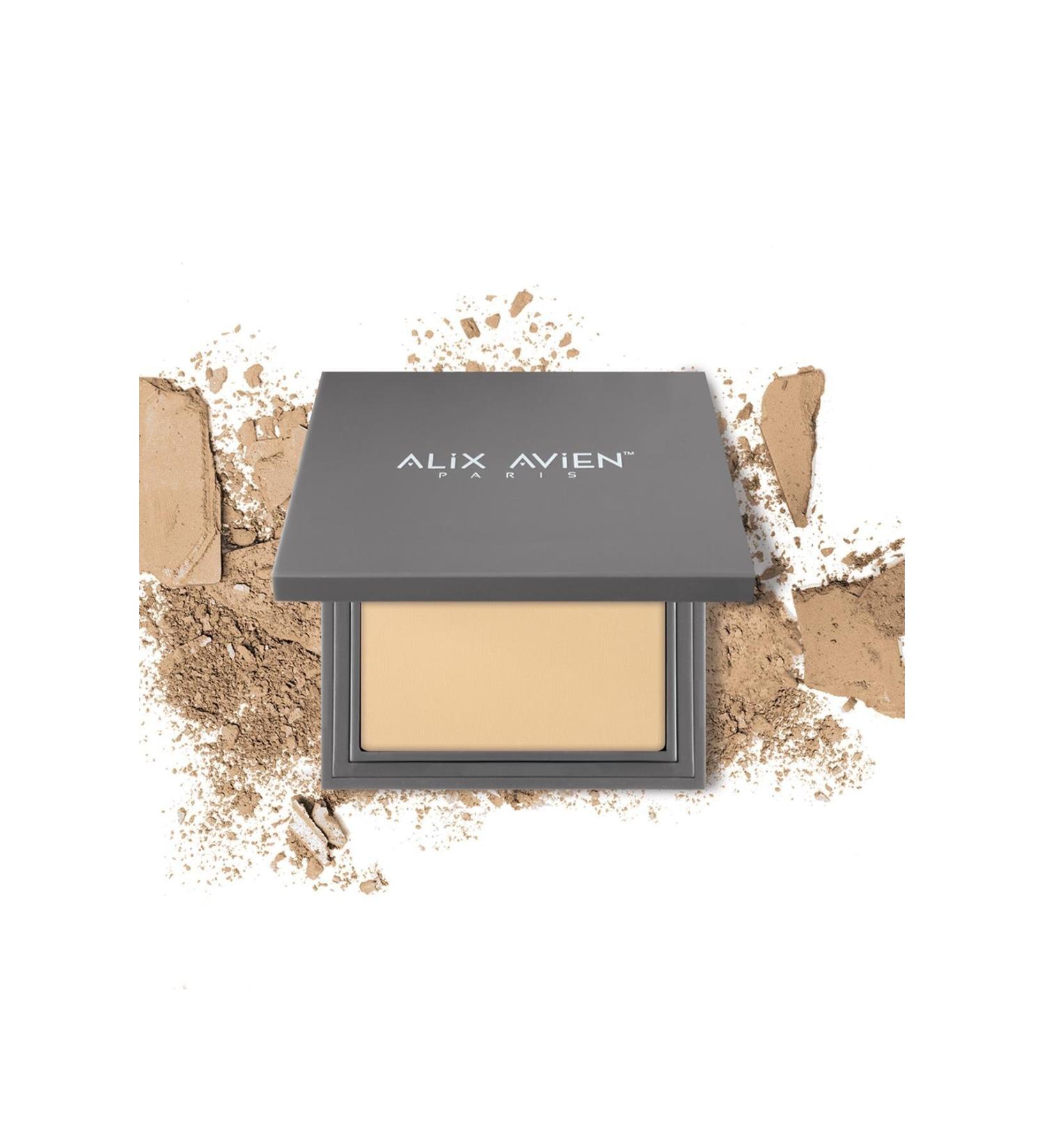 Alix Avien Compact Powder - Up to 12 Hours Longevity - Warm Skin Undertone - Compact Powder 09 Golden Sand - Buy Online on GoSupps.com