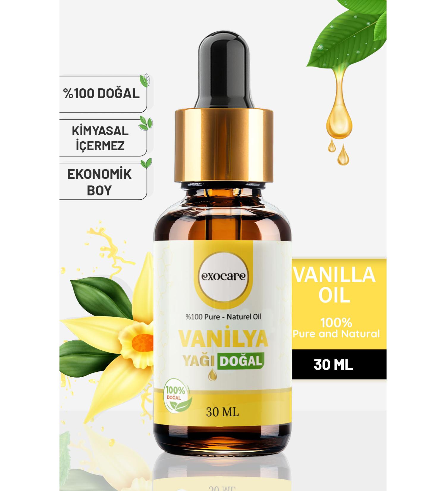 exocare Vanilla Oil 0 Pure and Natural Herbal Oil Glass Dropper Natural Care Natural Vanilla Oil 30ml - Buy Online on GoSupps.com