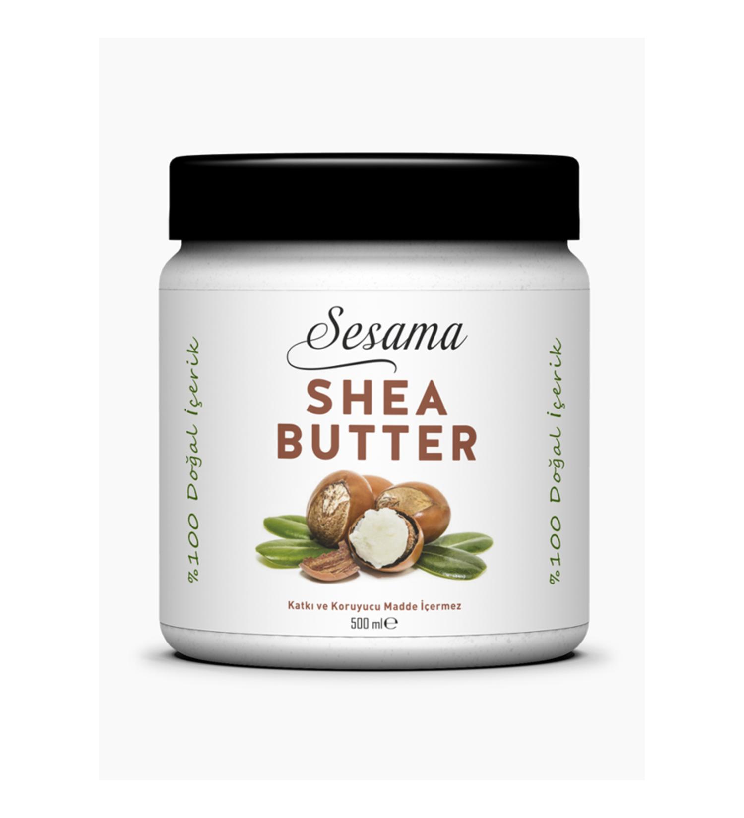 SESAMA Shea Butter - Pure Cold Pressed Shea Butter Oil 500 ml