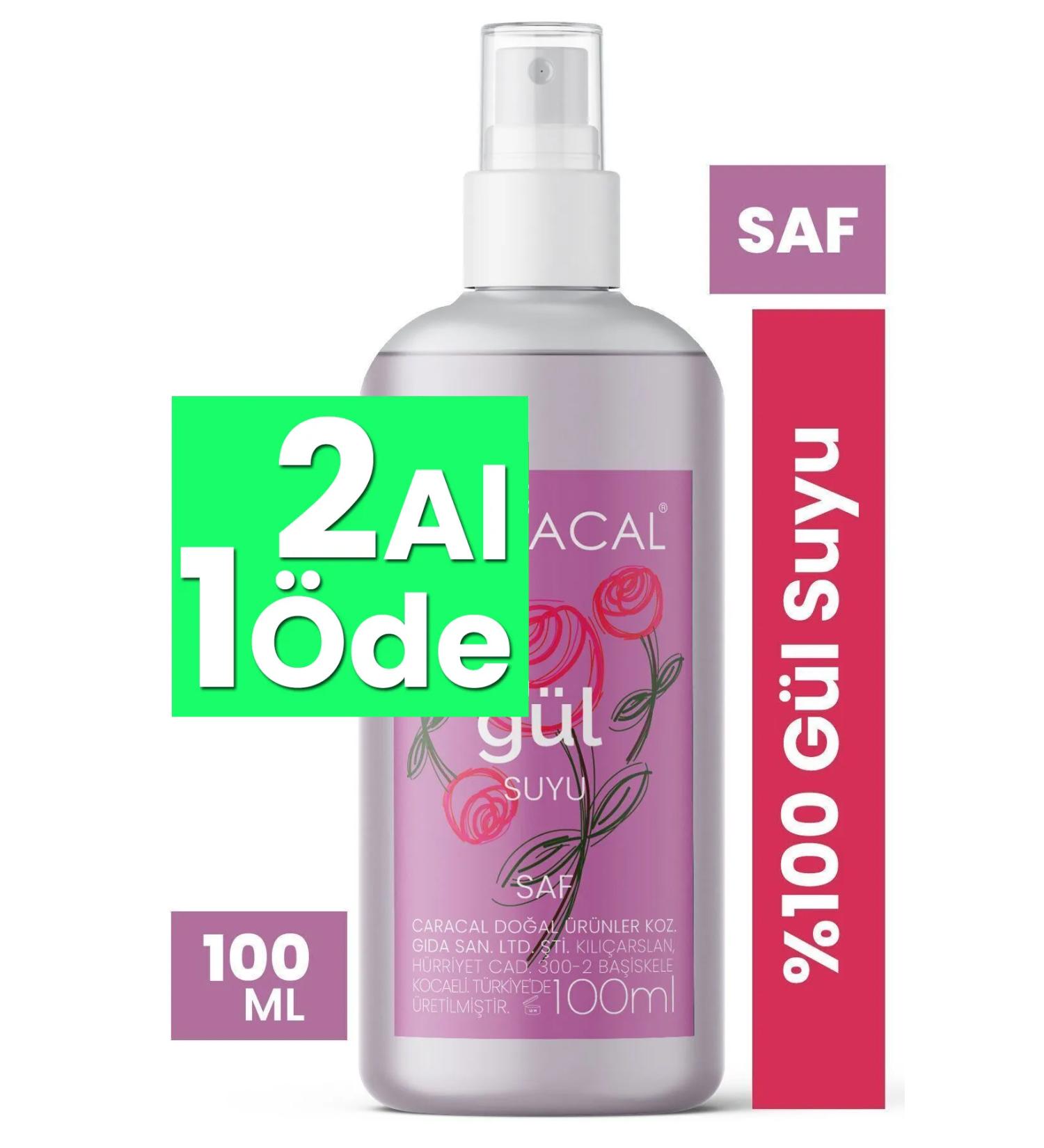 caracal Pure Rose Water Pore Tightening Cleanser Brightening Renewing Purifying Natural Tonic 1.Maya - Buy Online on GoSupps.com