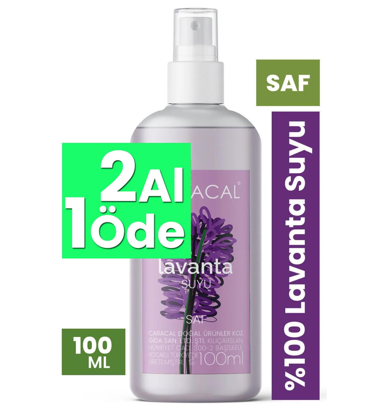 caracal Pure Lavender Water Natural Skin Face and Hair Tonic Pore Cleanser Refreshing Moisturizing Tonic - Buy Online on GoSupps.com