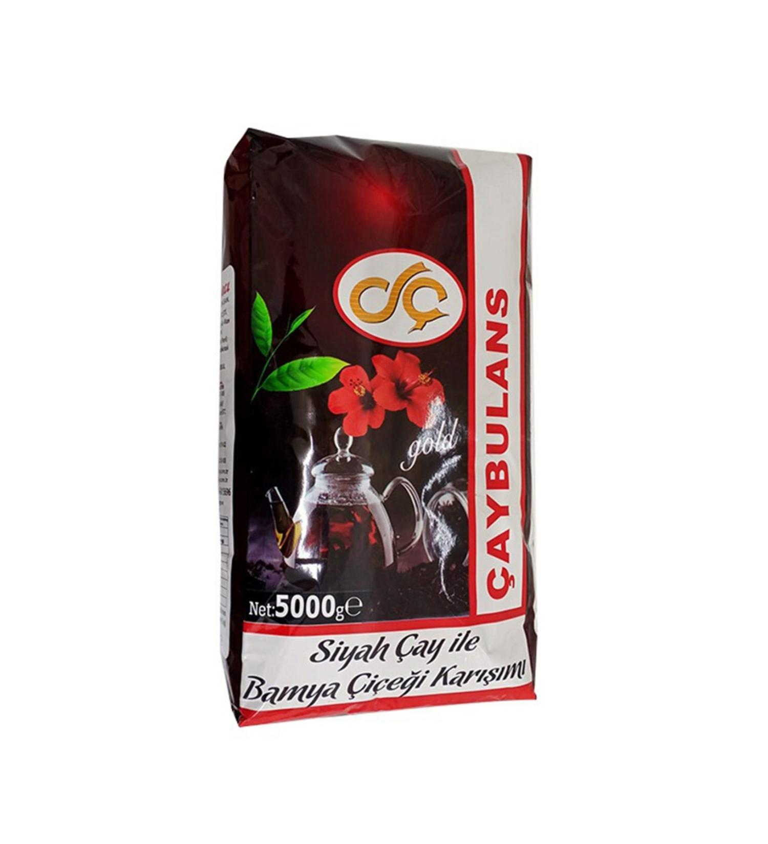 Dokumac aybulans Okra Flower Bulk Tea 5 Kg