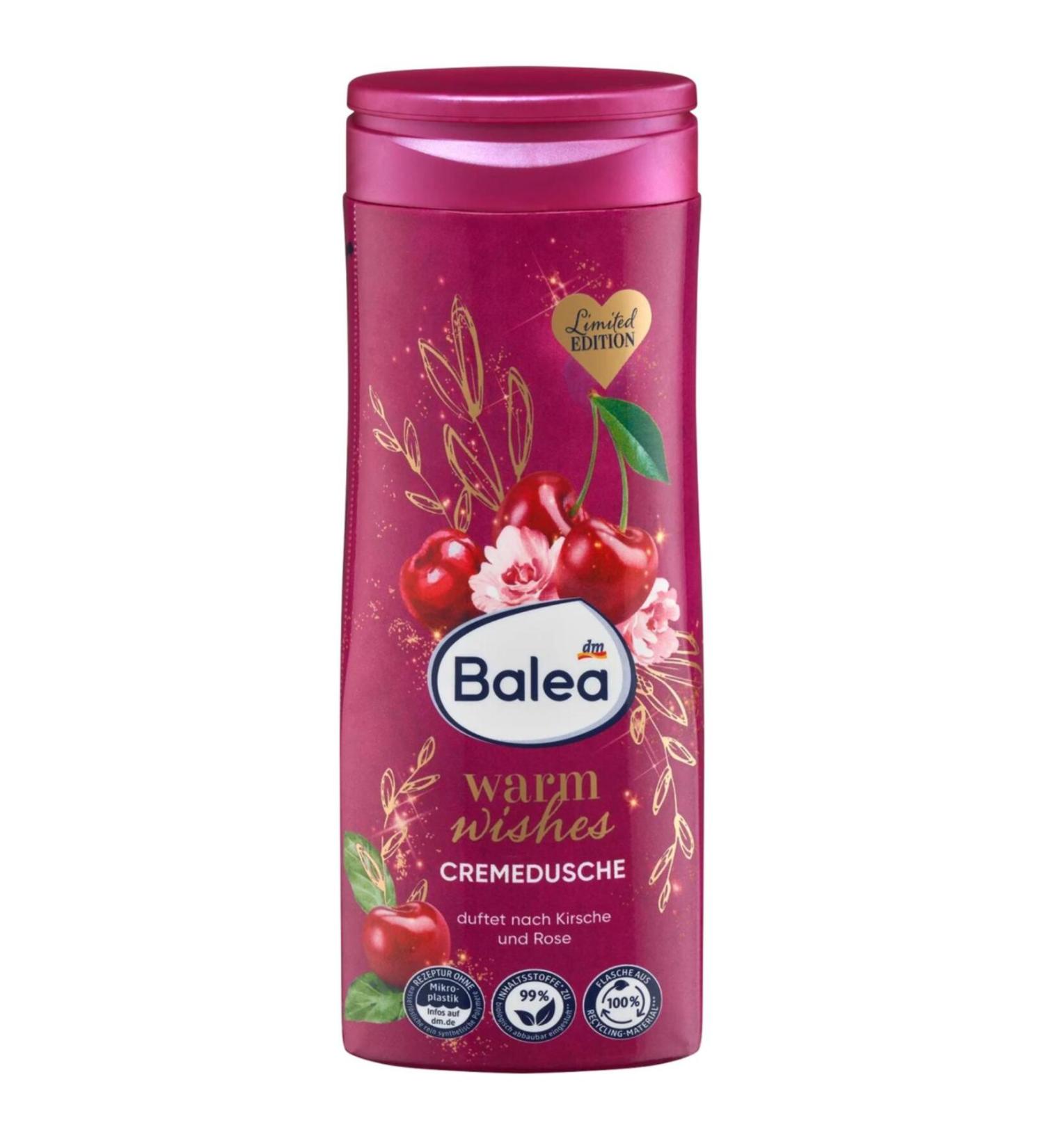 BALEA Shower gel Cherry and Rose scented 300ml