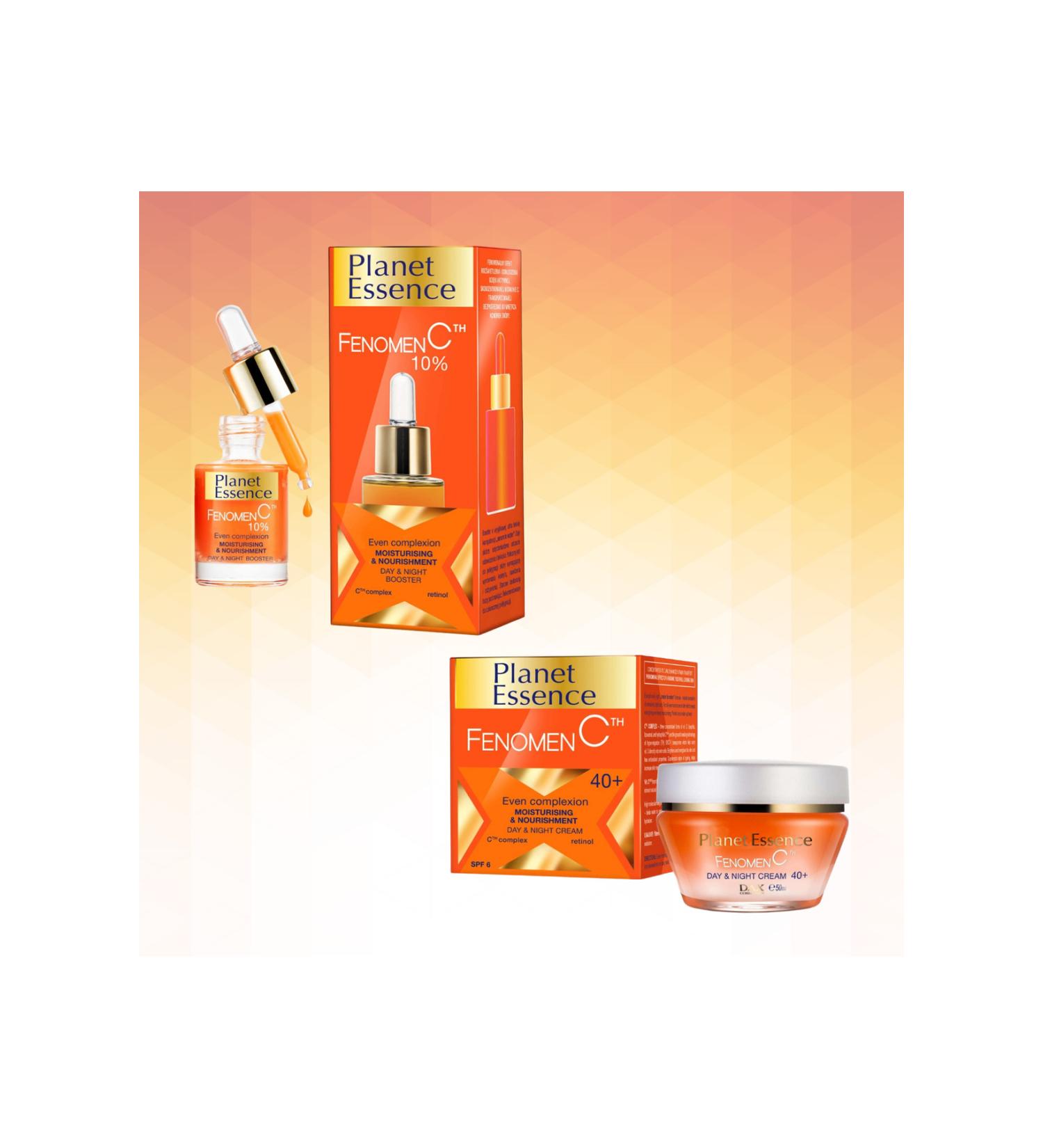 Planet Essence Phenomenon C 40+ Day and Night Cream 50 ml - Face Serum 15 ml Set of 2 - Buy Online on GoSupps.com