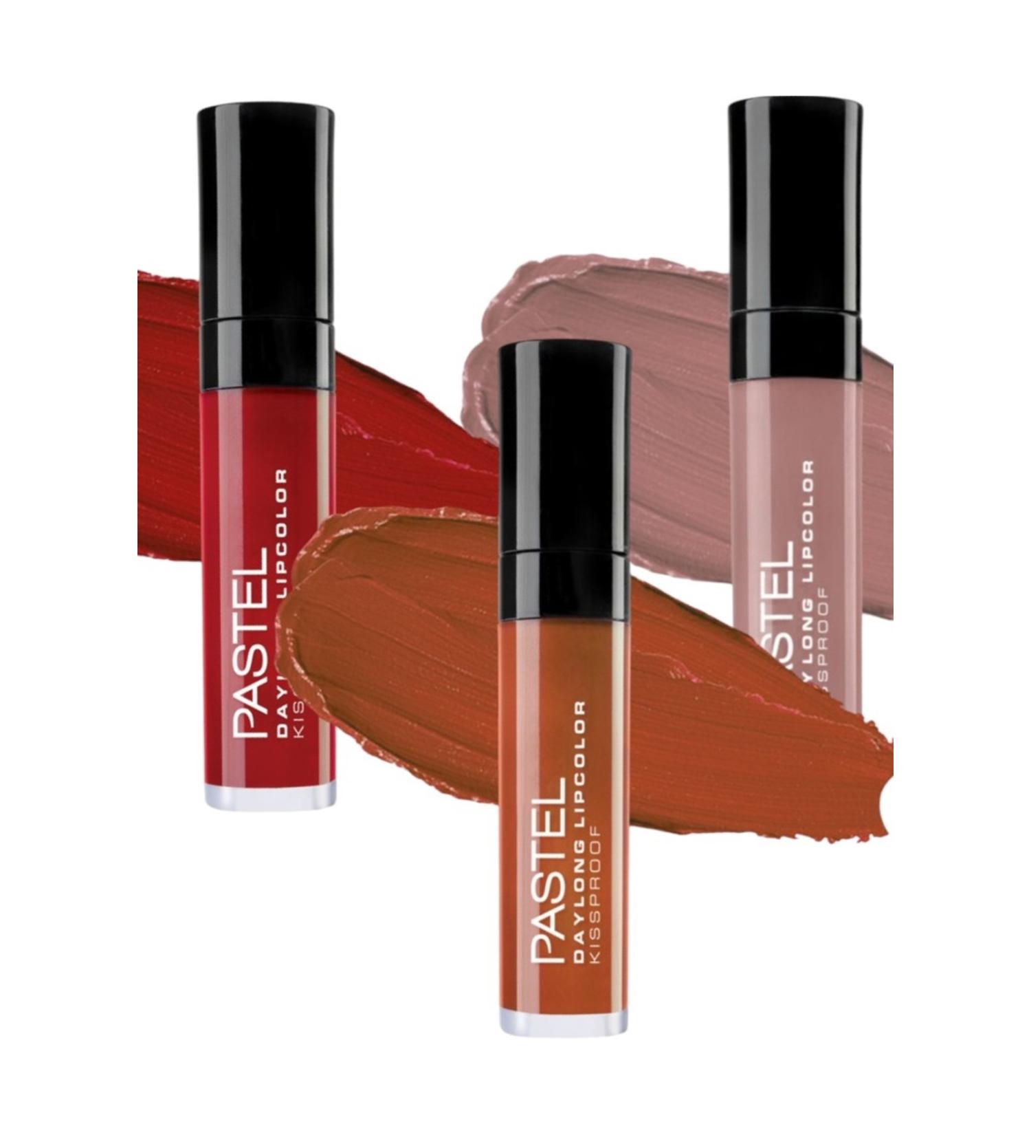 Pastel Daylong Lipcolor Kissproof - Liquid Matte Lipstick 09 number 38 number 51 number 3 Products