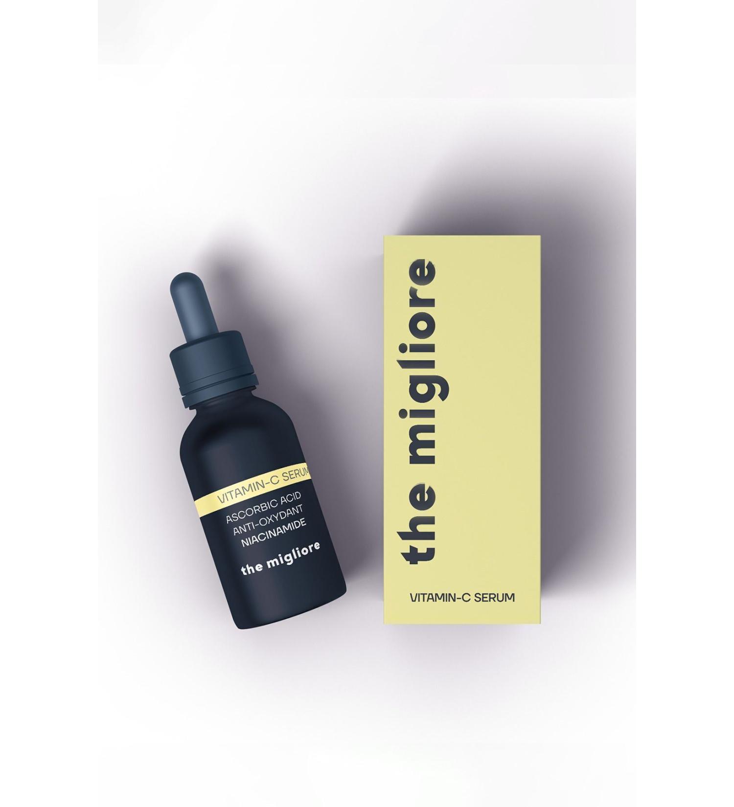 The Migliore Vitamin C Serum & Anti-Blemish and Acne Brightening Renewer 30 ml (2.5% Vit C & 3% Niacinamide)
