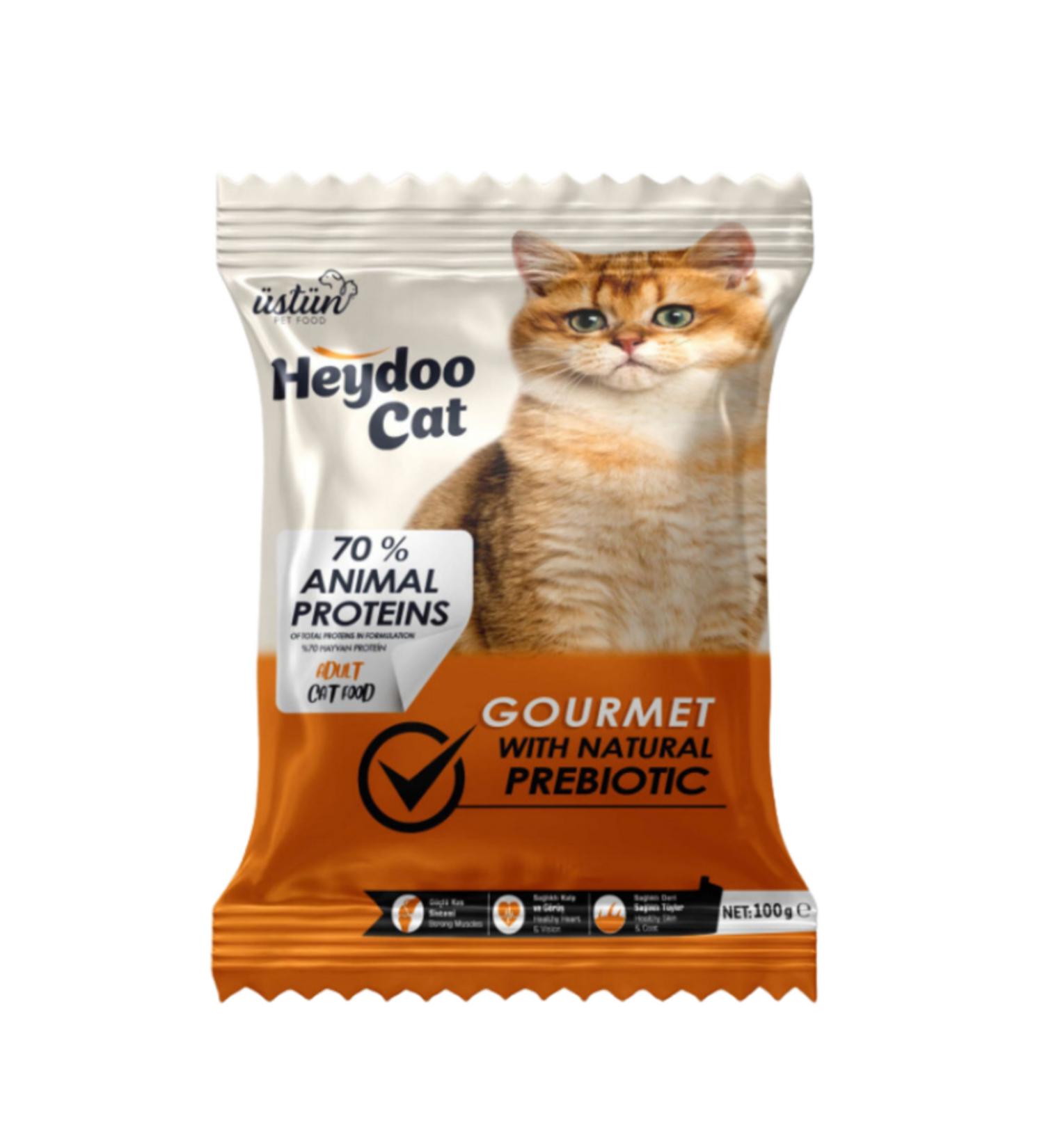 heydoo GOURMET ADULT CAT FOOD 100 GR (12 PIECES)