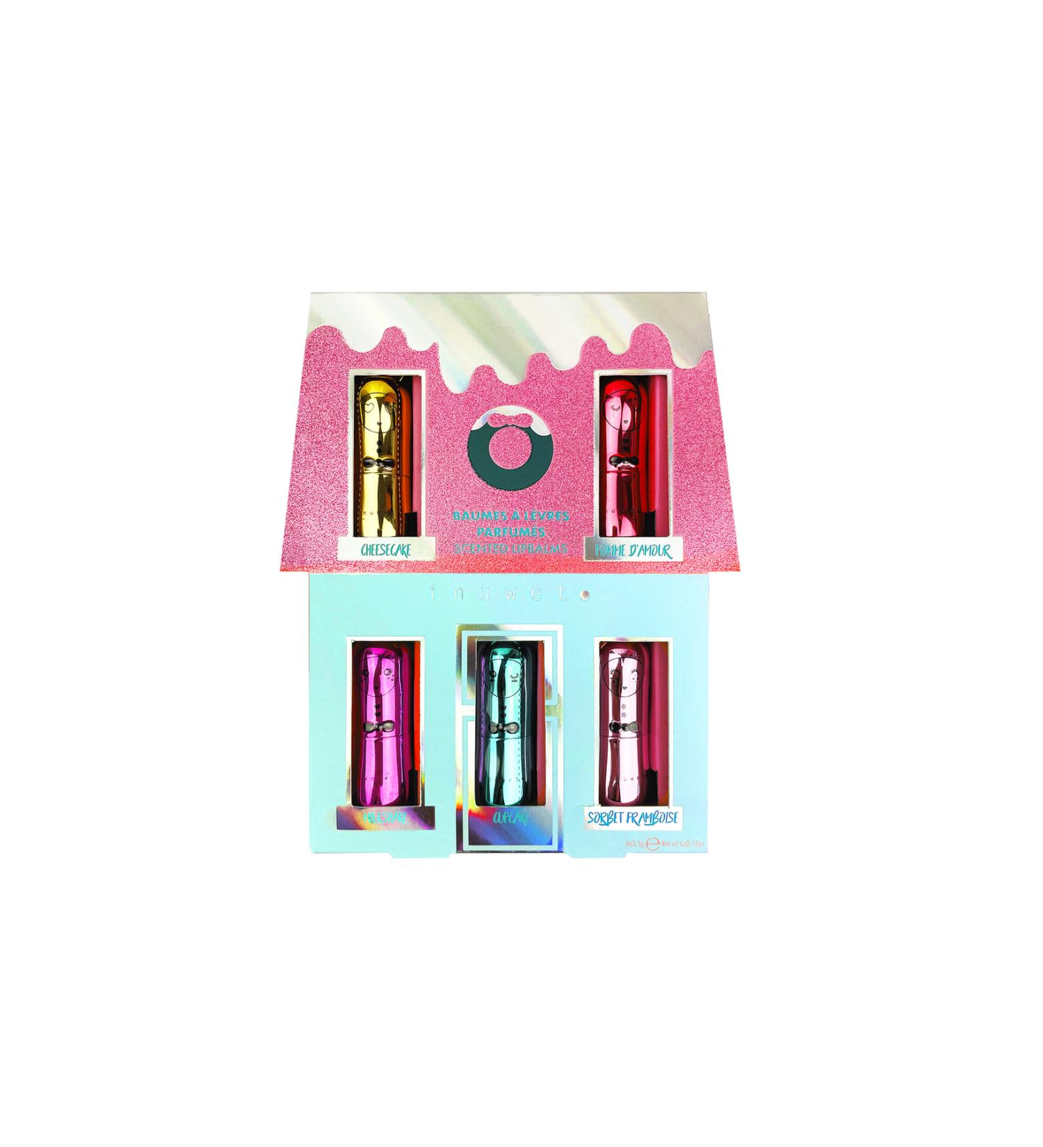 Inuwet Coffret House Of Winterland 5 Baumes 5-Piece Metal Lip Balm Set