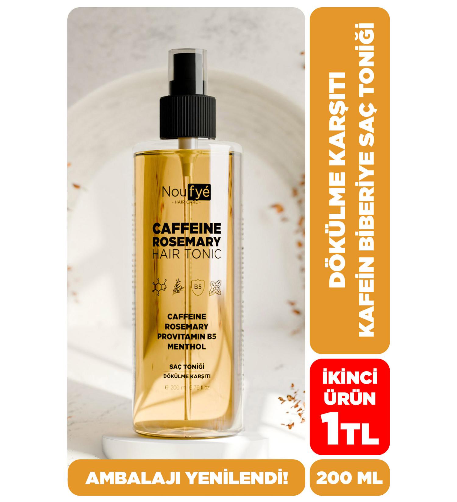 NOUFYE Anti-Loss Hair Tonic Rosemary Caffeine Provitamin B5 Menthol 200 ml - Buy Online on GoSupps.com