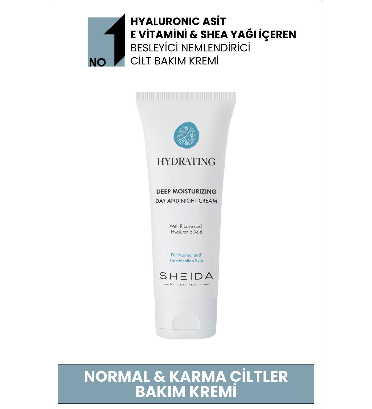 Sheida Hydrating Intensive Moisturizing Day and Night Cream 75ml Normal Combination Skin - Buy Online on GoSupps.com