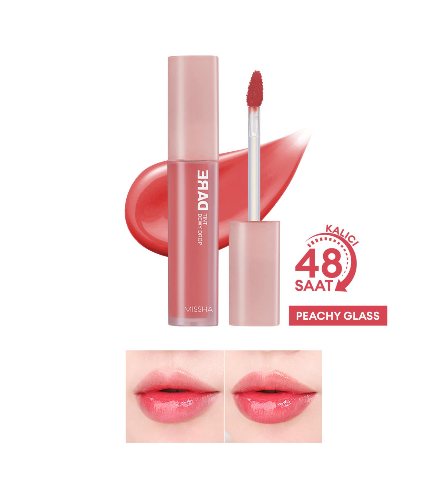 Missha Long-Lasting Moisture Finish Shiny Tint Dare Tint Dewy Drop (Peachy Glass) - Buy Online on GoSupps.com
