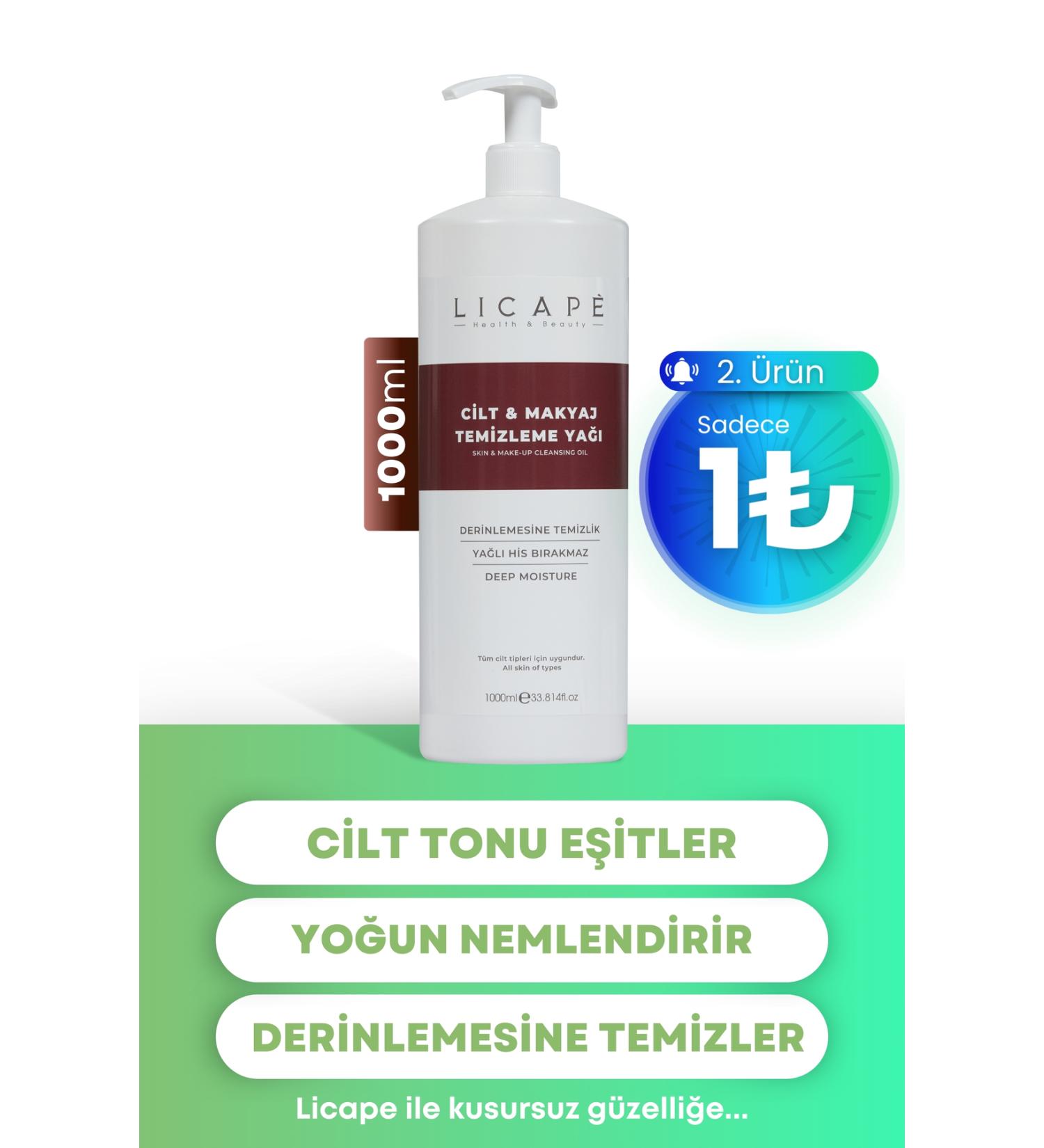 Licape Two Phase Skin and Make-up Cleansing Oil 1000ml - Buy Online on GoSupps.com