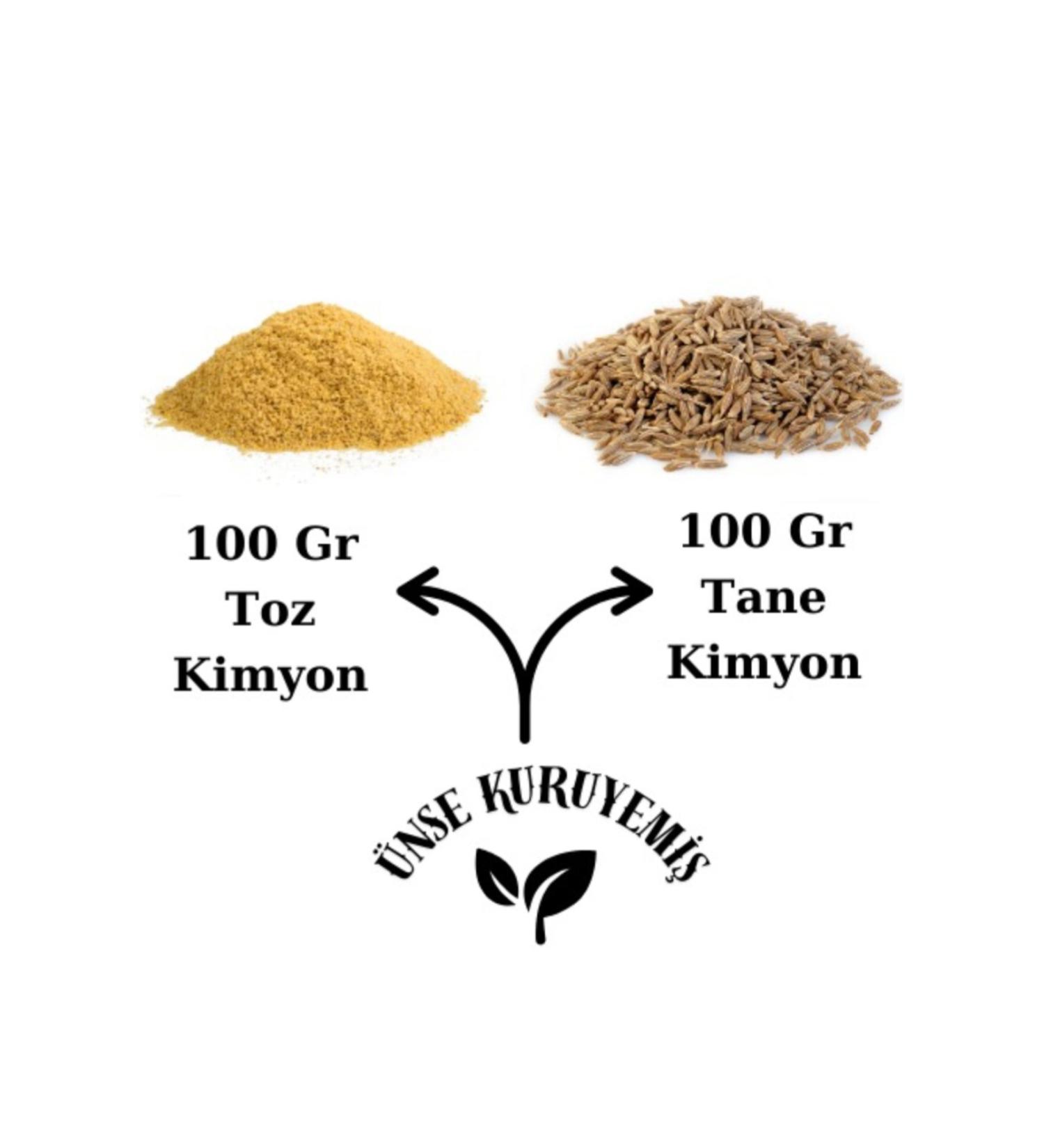 UNSEKURU CUMIN SEED 100 GR & POWDERED CUMIN 100 GR SET