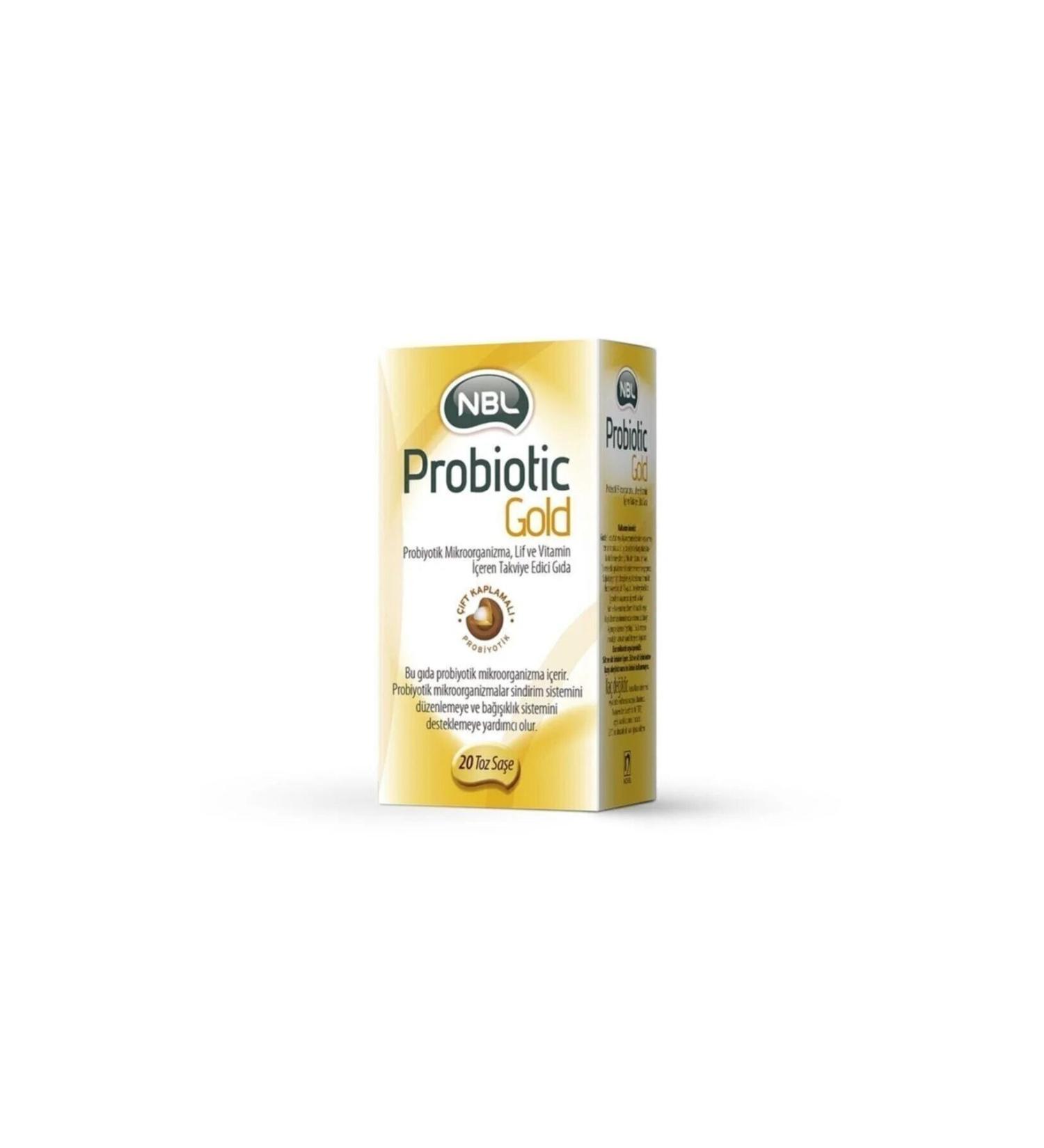 NBL Probiotic Gold 20 Sachet Food Supplement