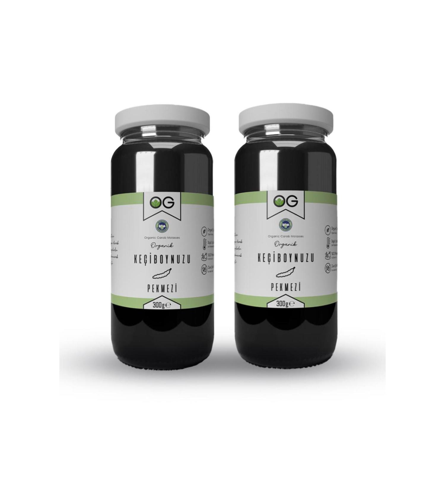 OG natural 2-pack Organic Carob Molasses +6 Months 300 GR