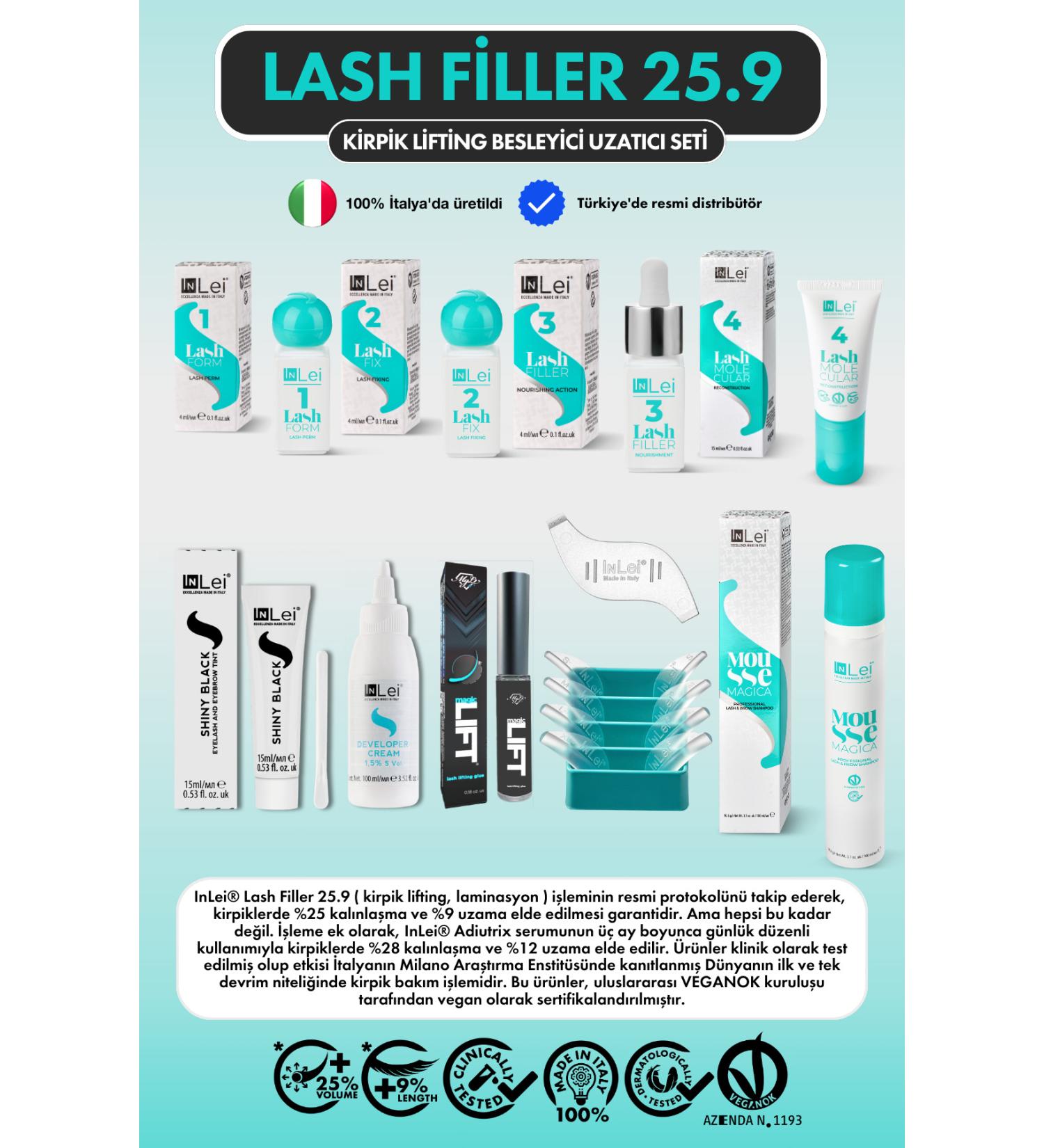 InLei Lash Filler Eyelash Lifting & Lamination Filler Set & Kit - Buy Online on GoSupps.com