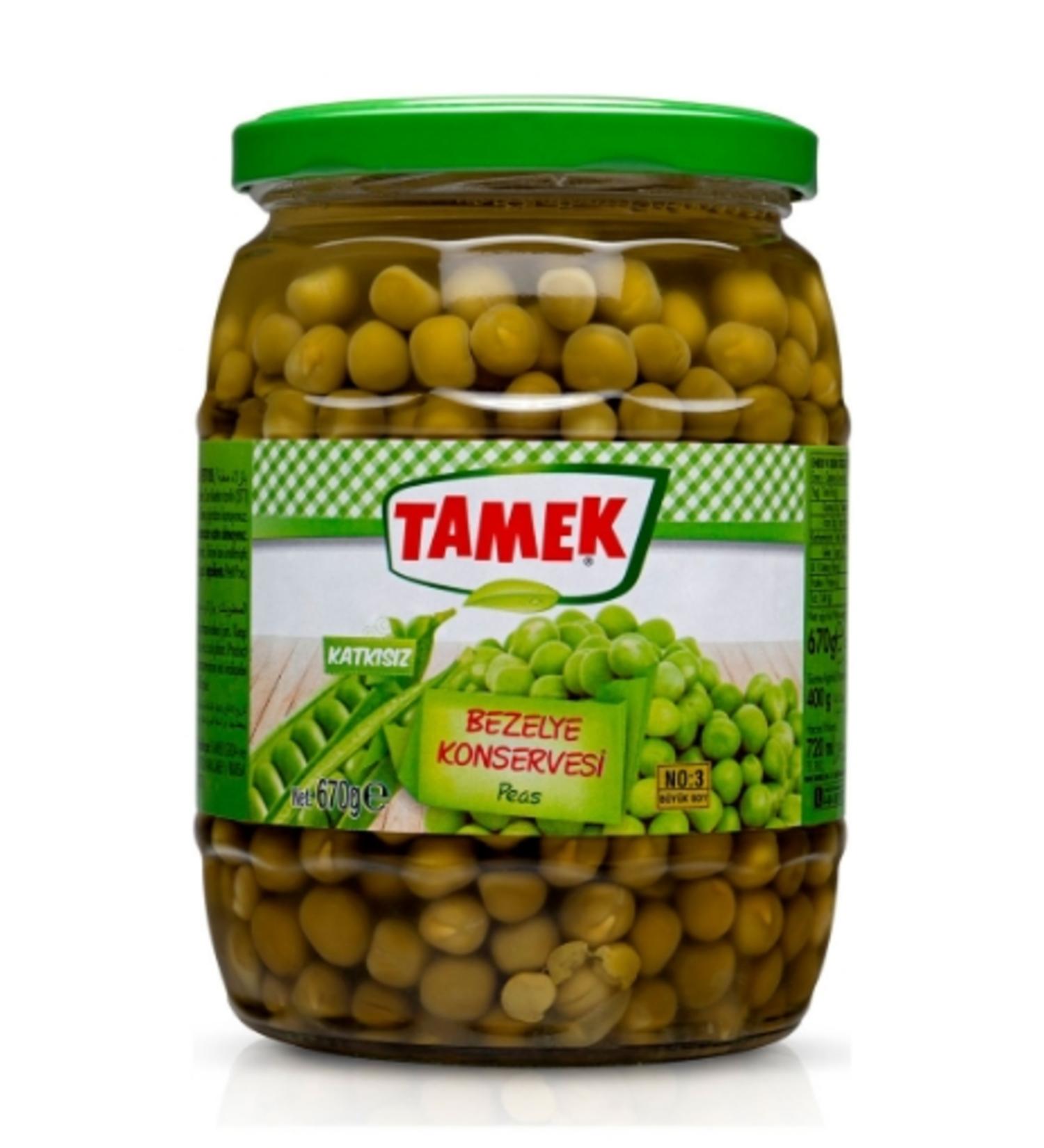 TAMEK Peas 670 Gr. (12 PIECES)