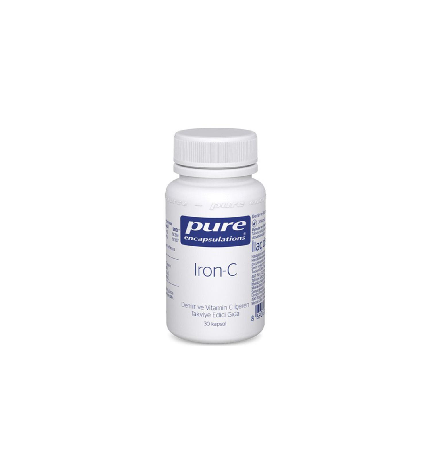 Pure Encapsulation Pure Encapsulations Iron-C 30 Capsules